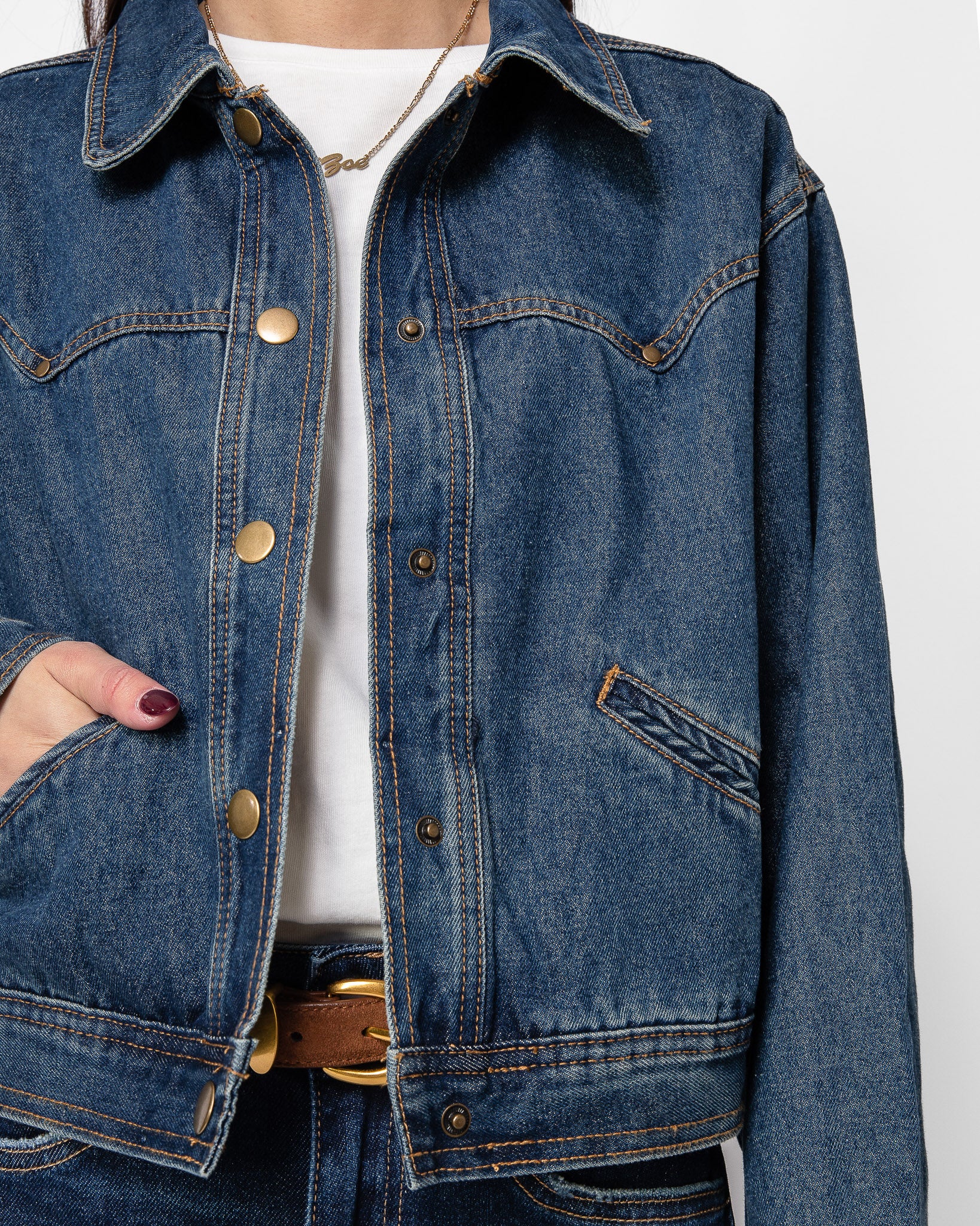 After Dark Denim Jacket