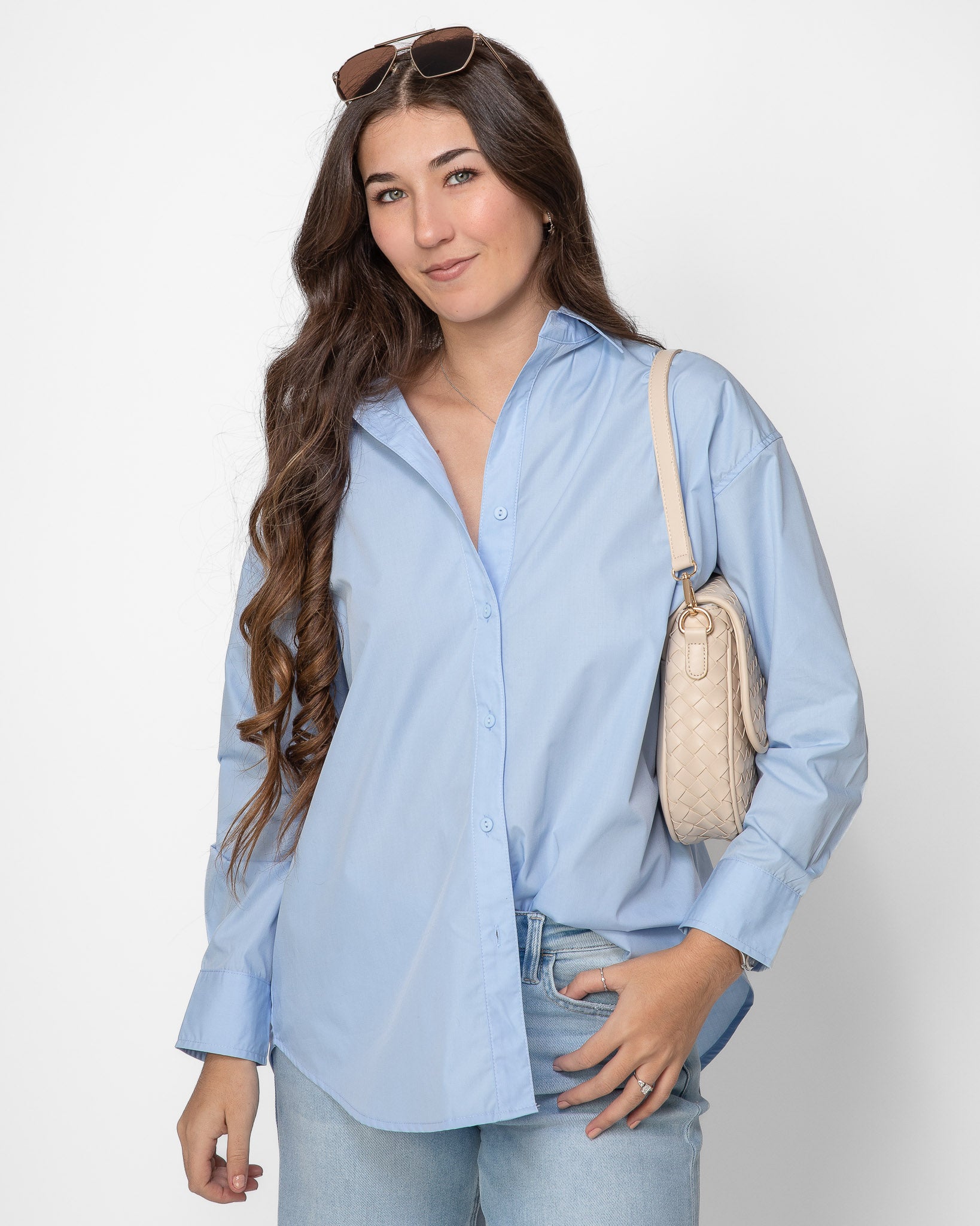 Blue Skies Button-Up Shirt