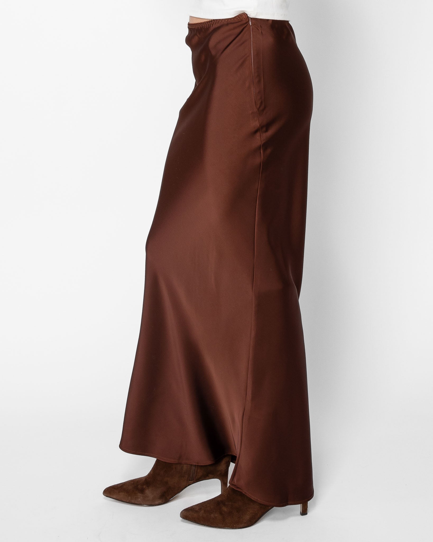 Breakthrough Satin Skirt