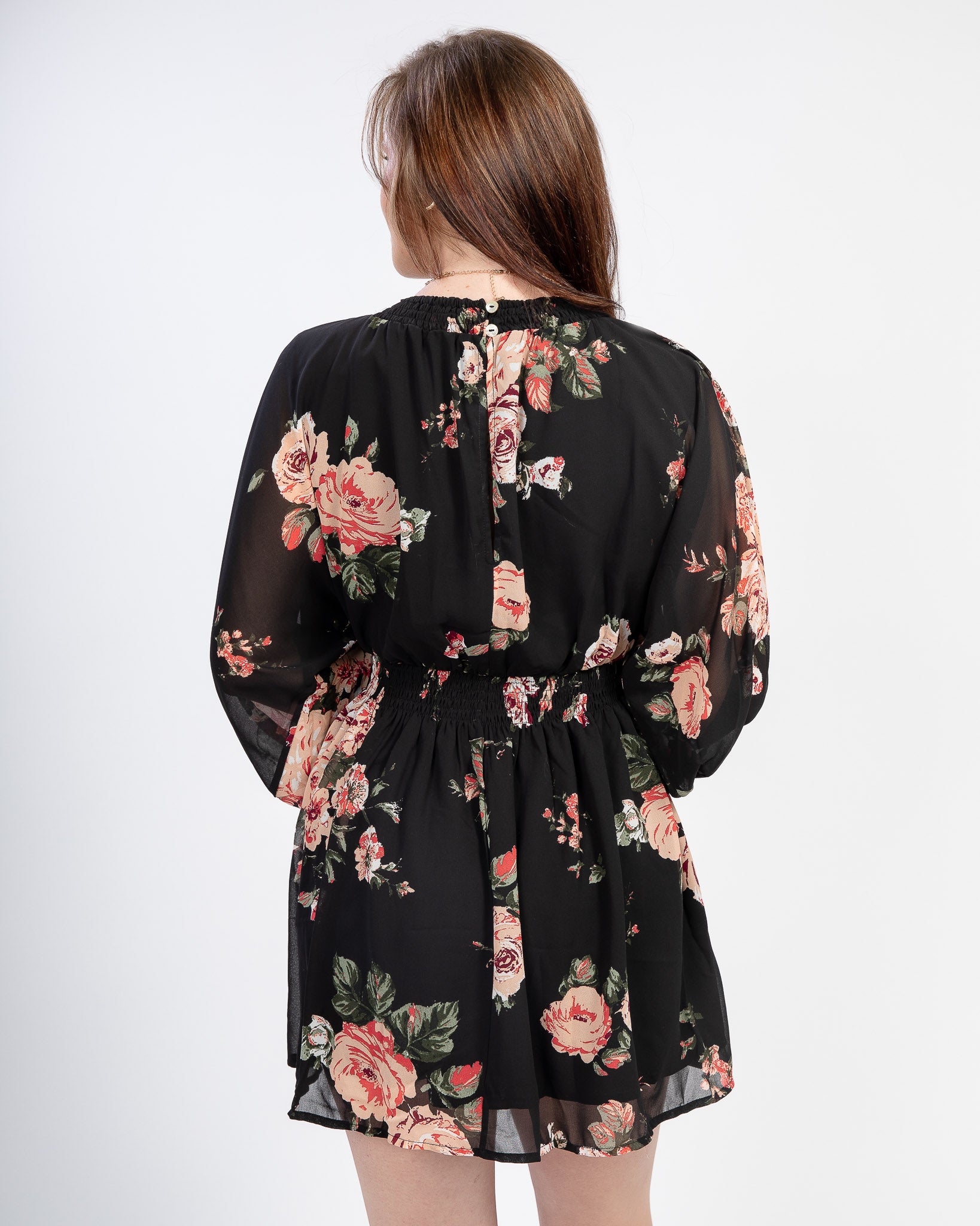 Champagne and Roses Mini Dress
