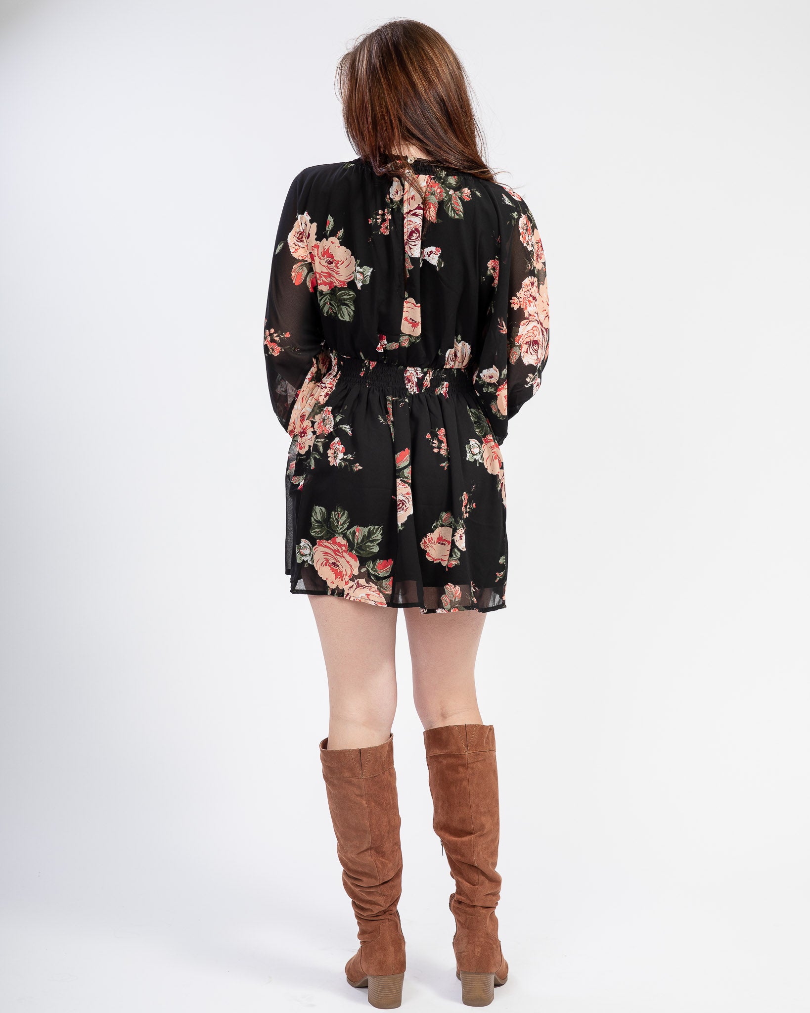 Champagne and Roses Mini Dress