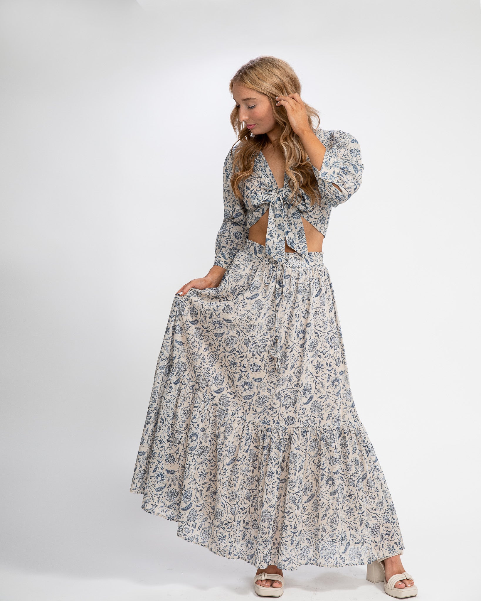 Bon Voyage Maxi Skirt
