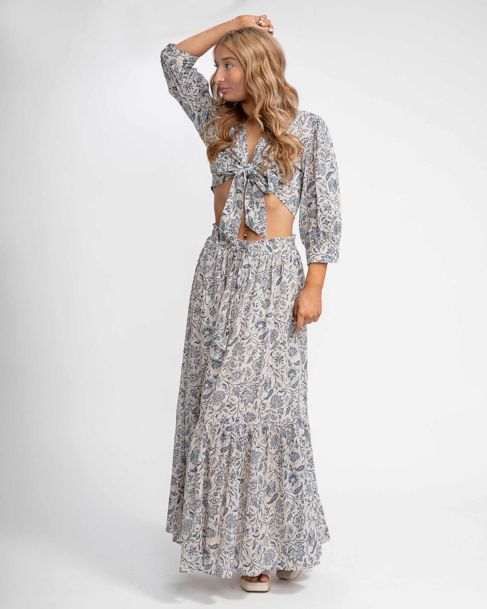 Bon Voyage Maxi Skirt