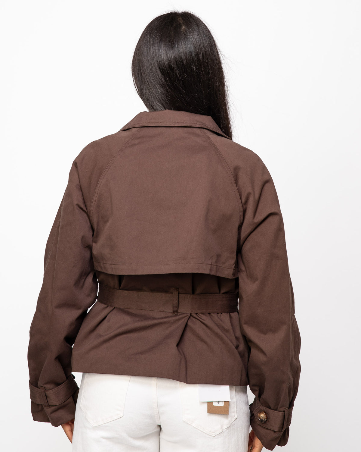 Cover Story Cropped Trenchcoat