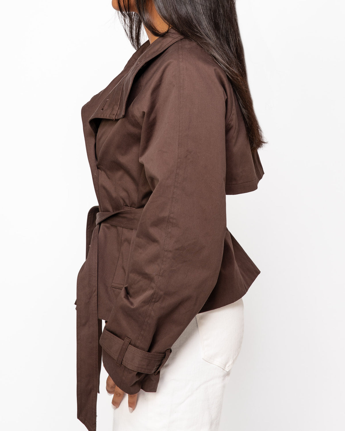 Cover Story Cropped Trenchcoat