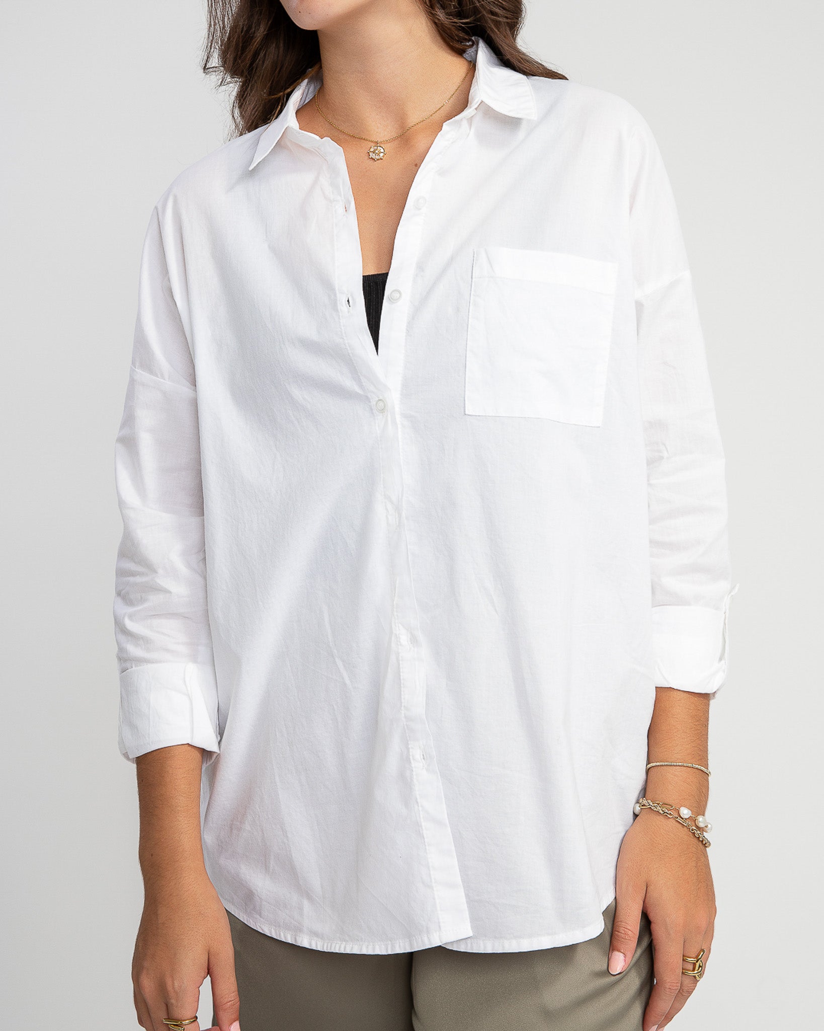Daydreaming Button-Up Top