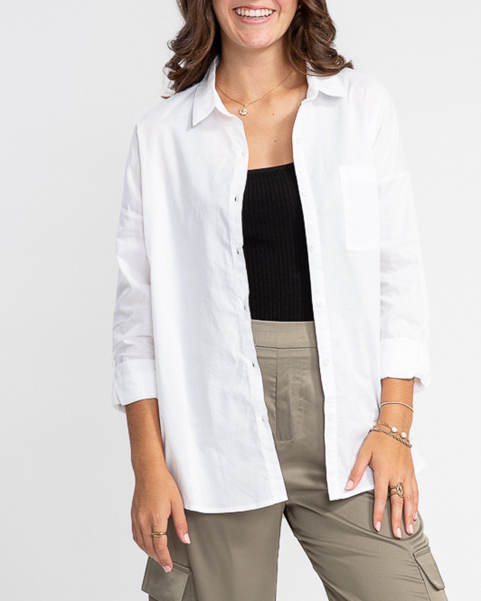 Daydreaming Button-Up Top