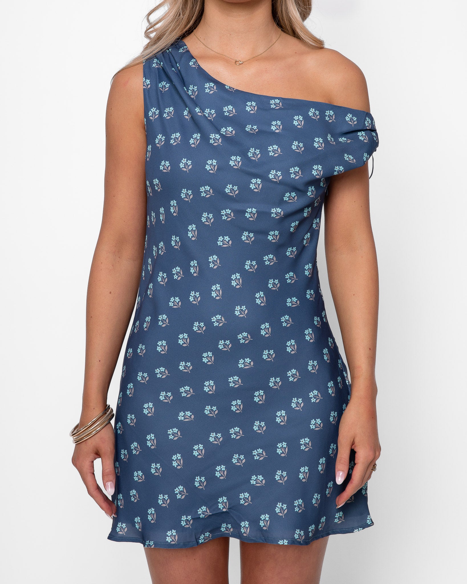 Forget-Me-Knot Mini Dress