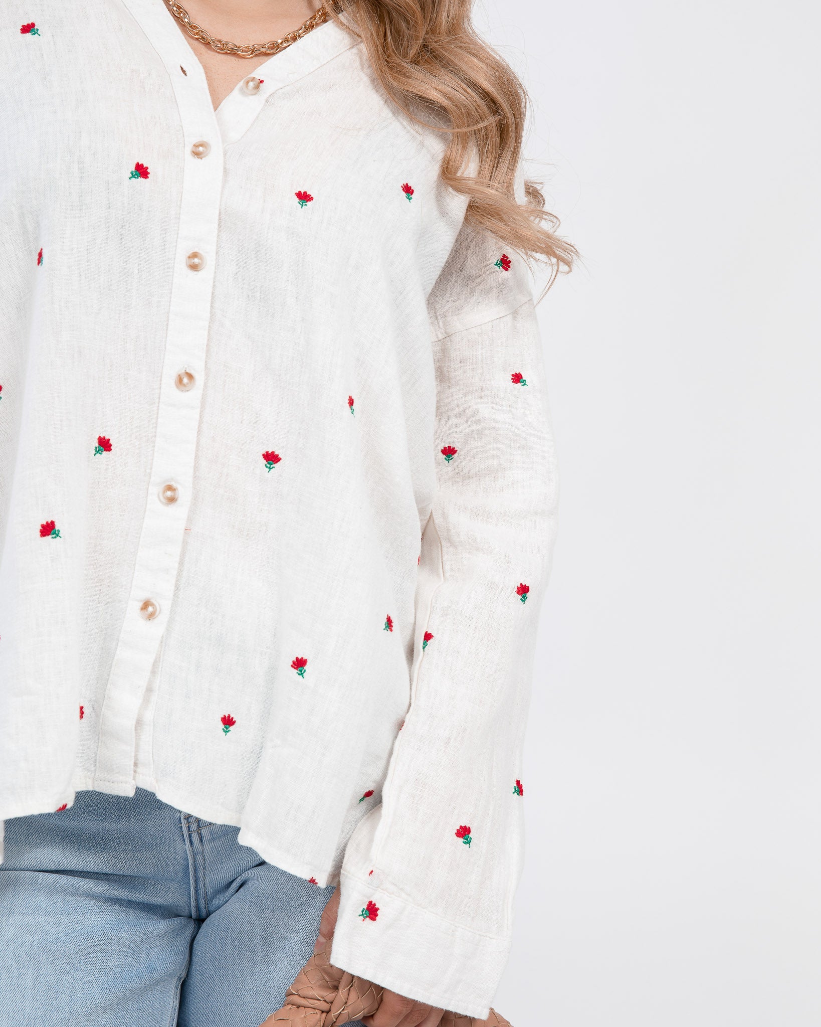 Fresh Pick Button-Up Top