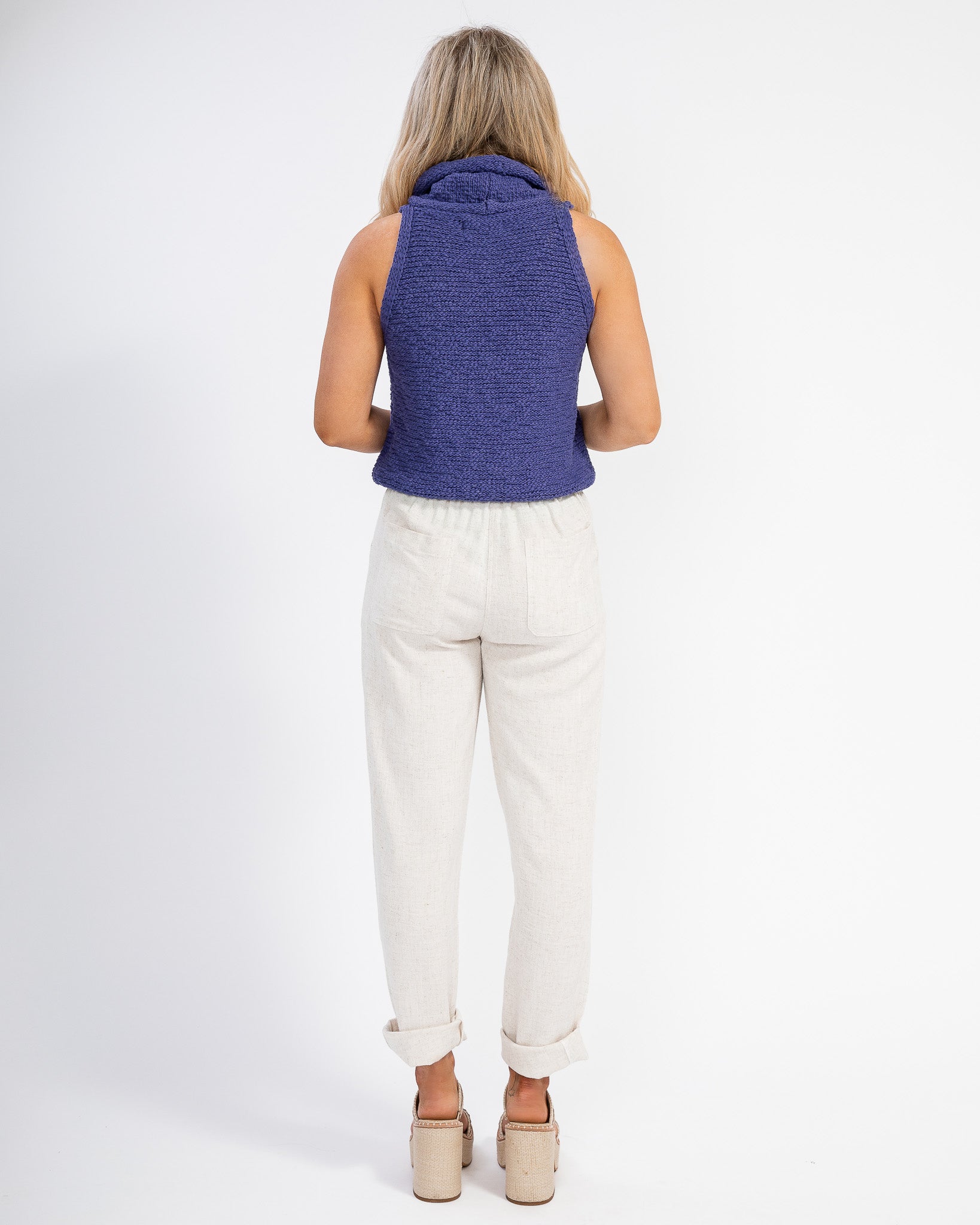 High Spirits Sweater Vest: Indigo