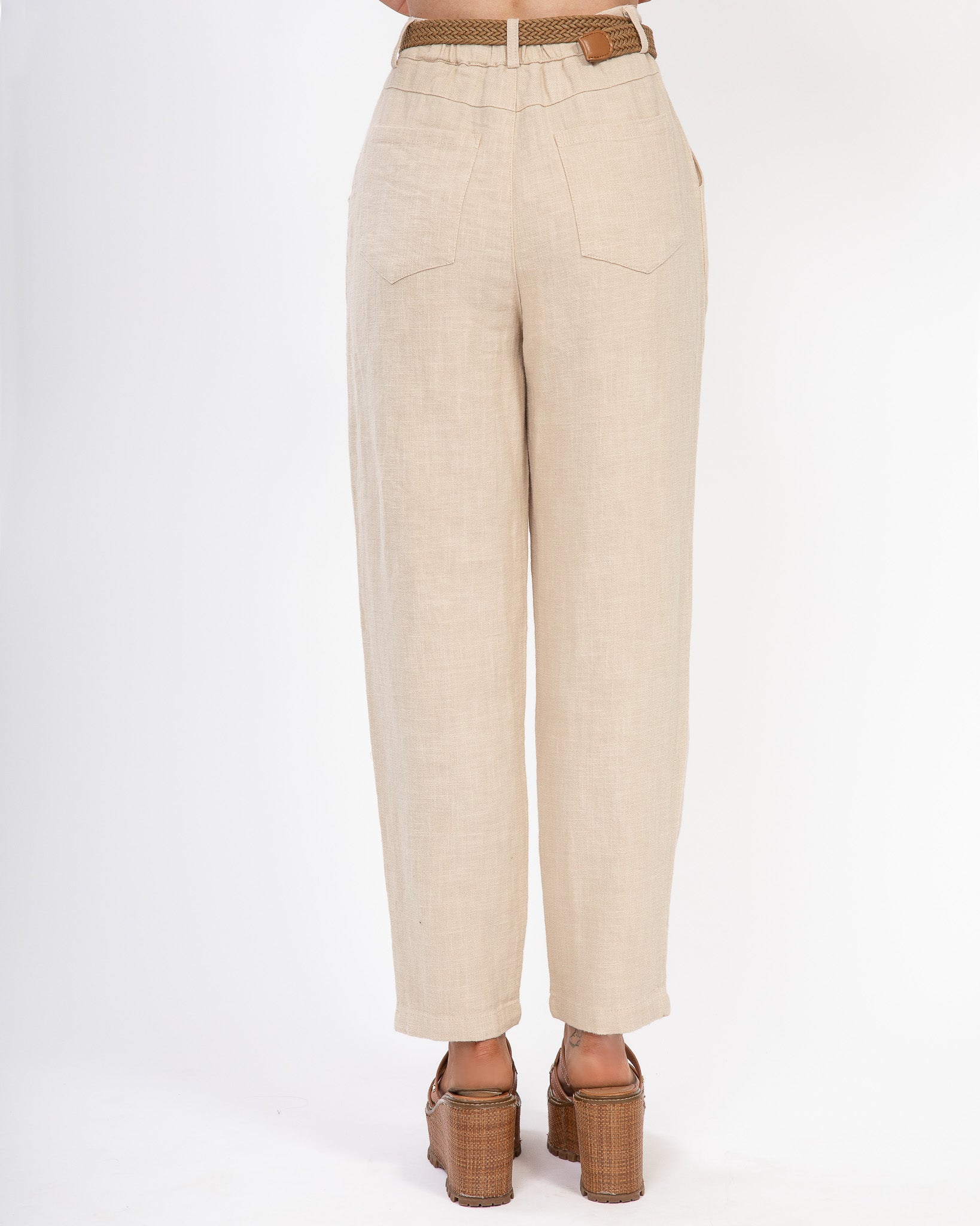 Island Breeze Pants: Natural