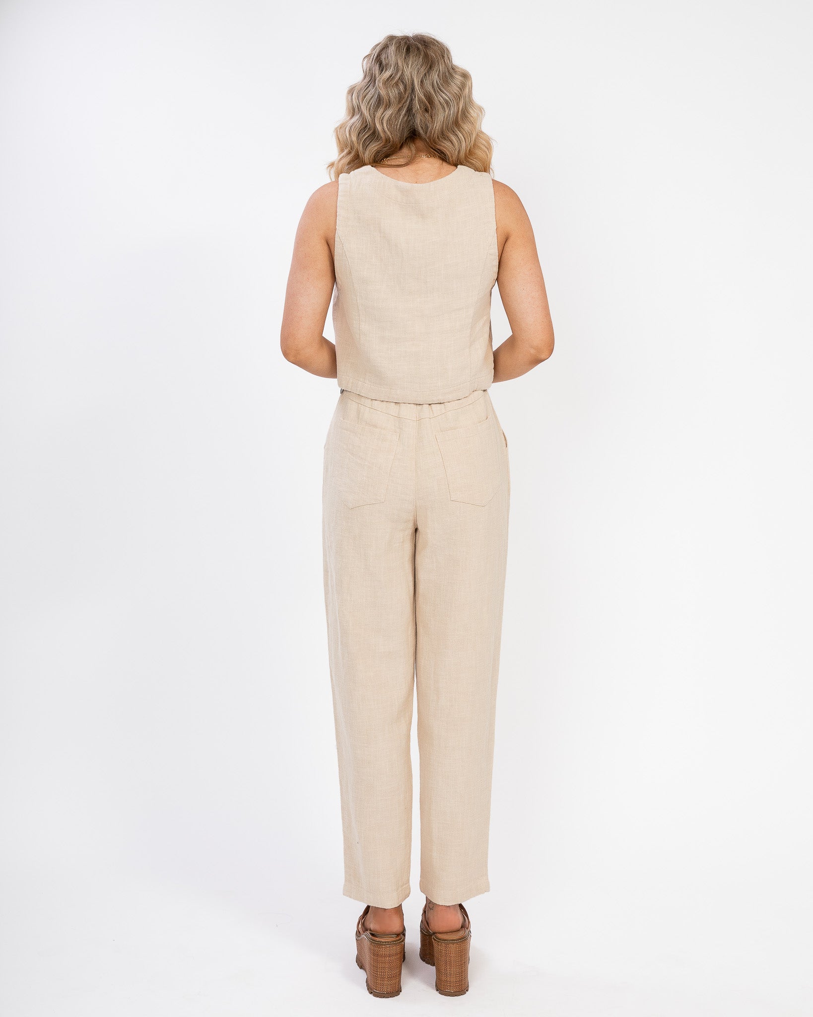 Island Breeze Pants: Natural