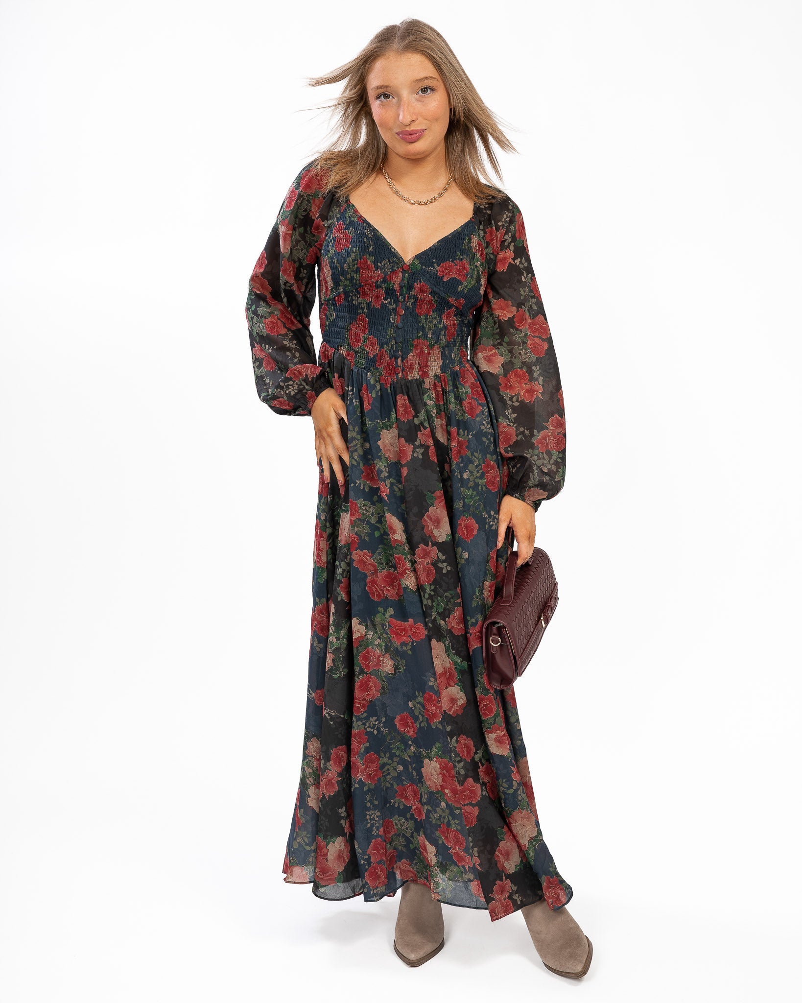 Main Event Maxi Dress