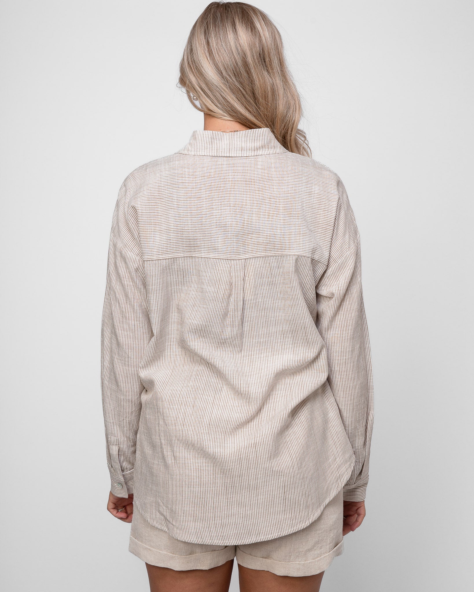 Middle of the Road Button-Up