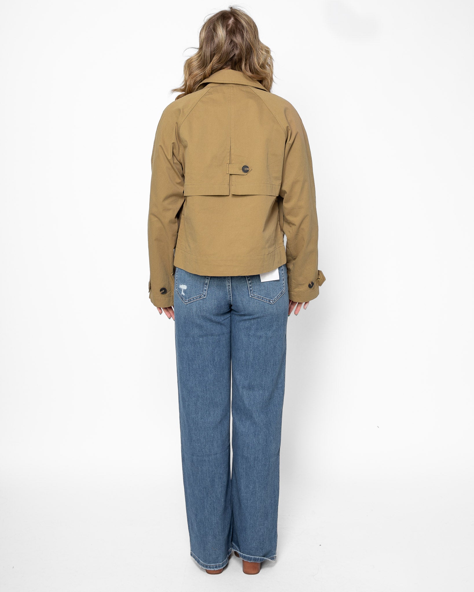 Miles Ahead Cropped Trench Coat