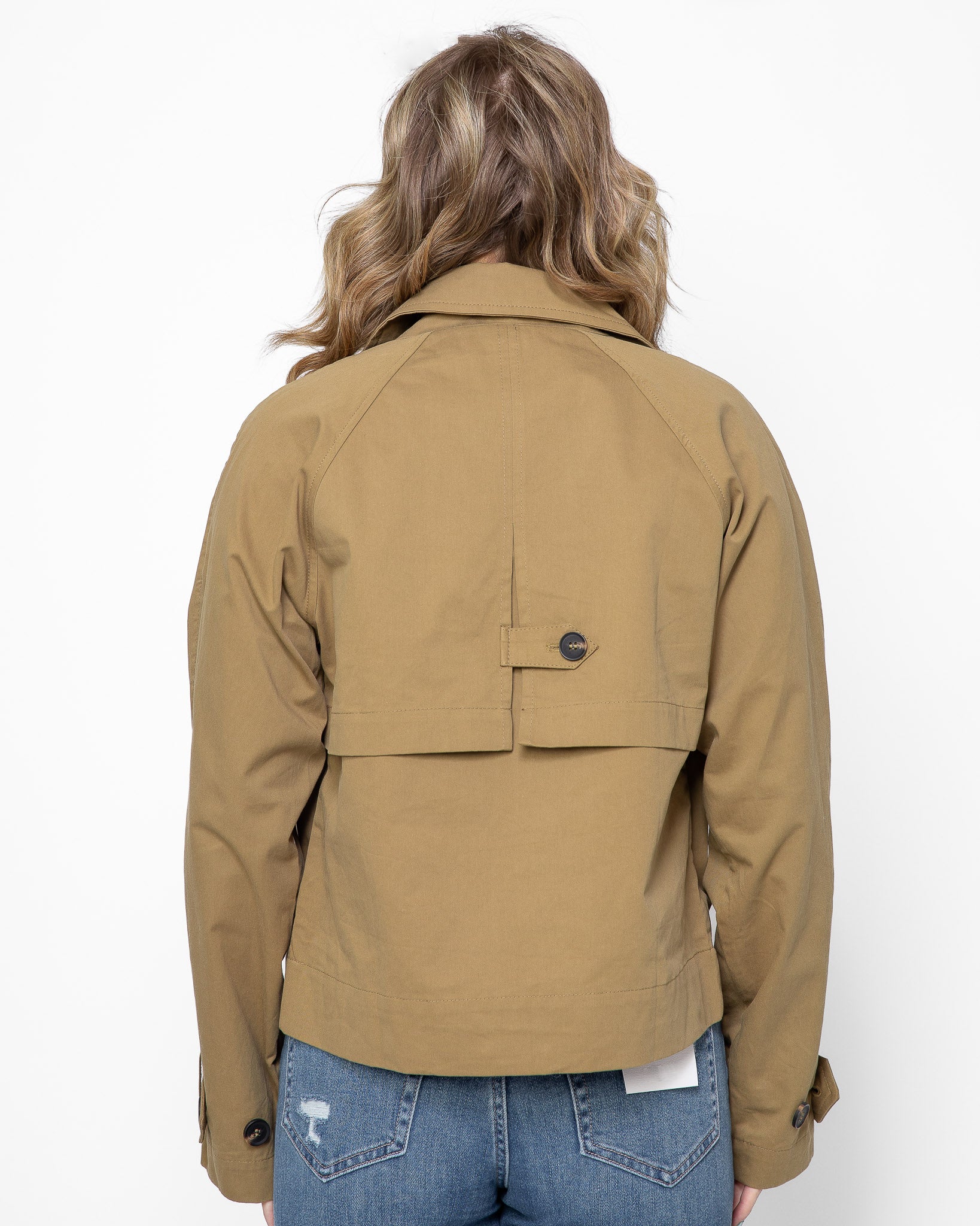 Miles Ahead Cropped Trench Coat