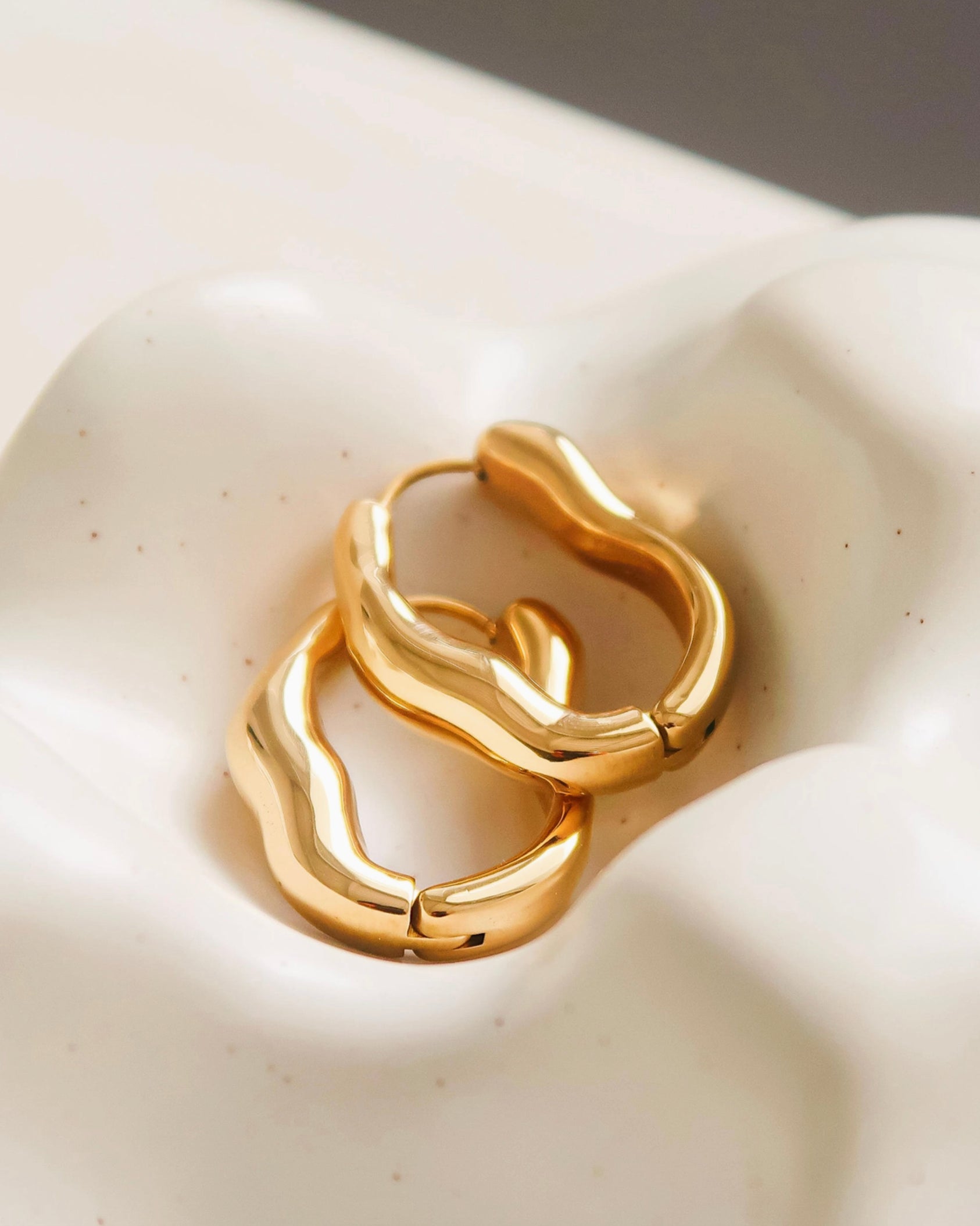 Sculpted Silhouette Hoops