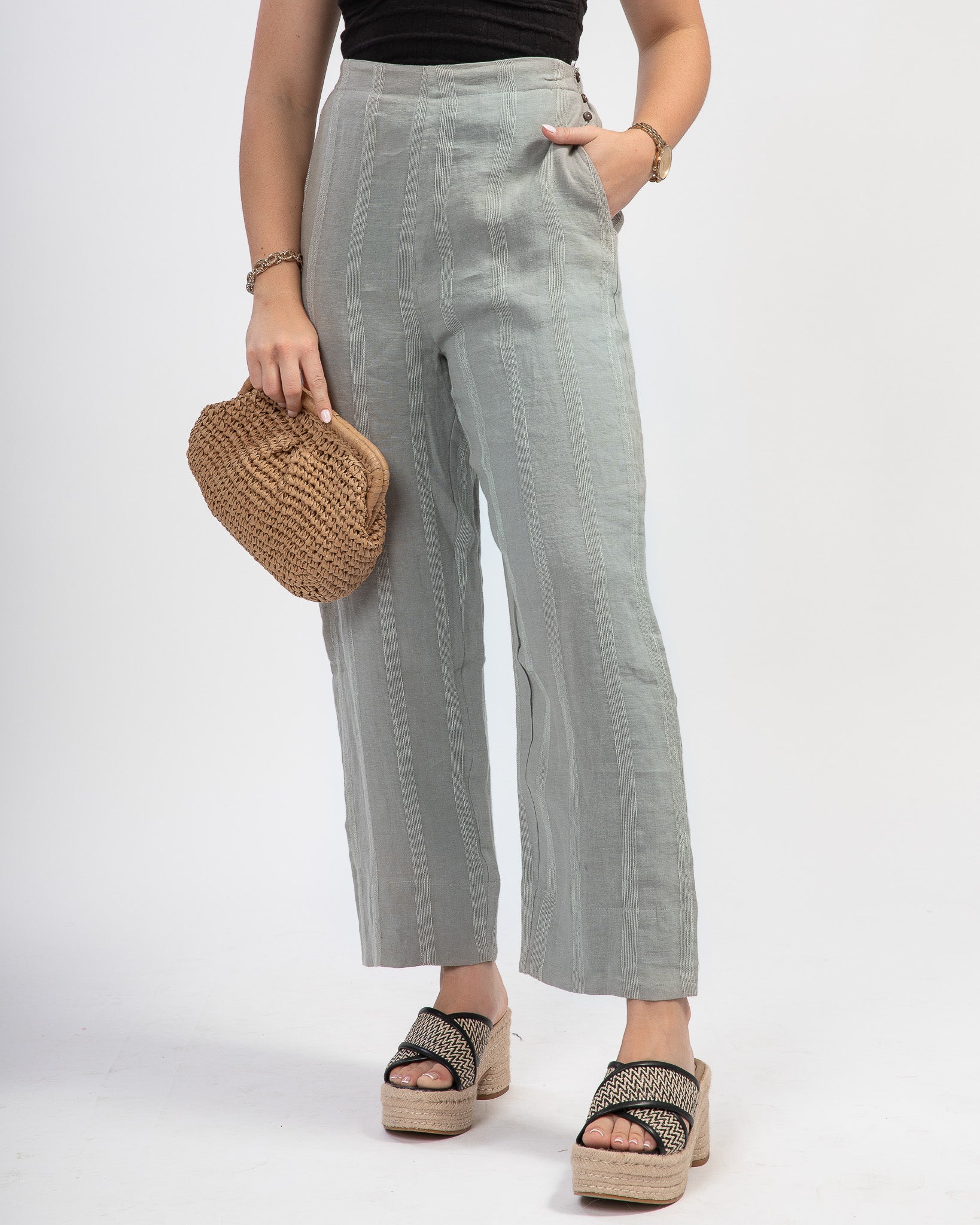 St. Tropez Pants: Sage