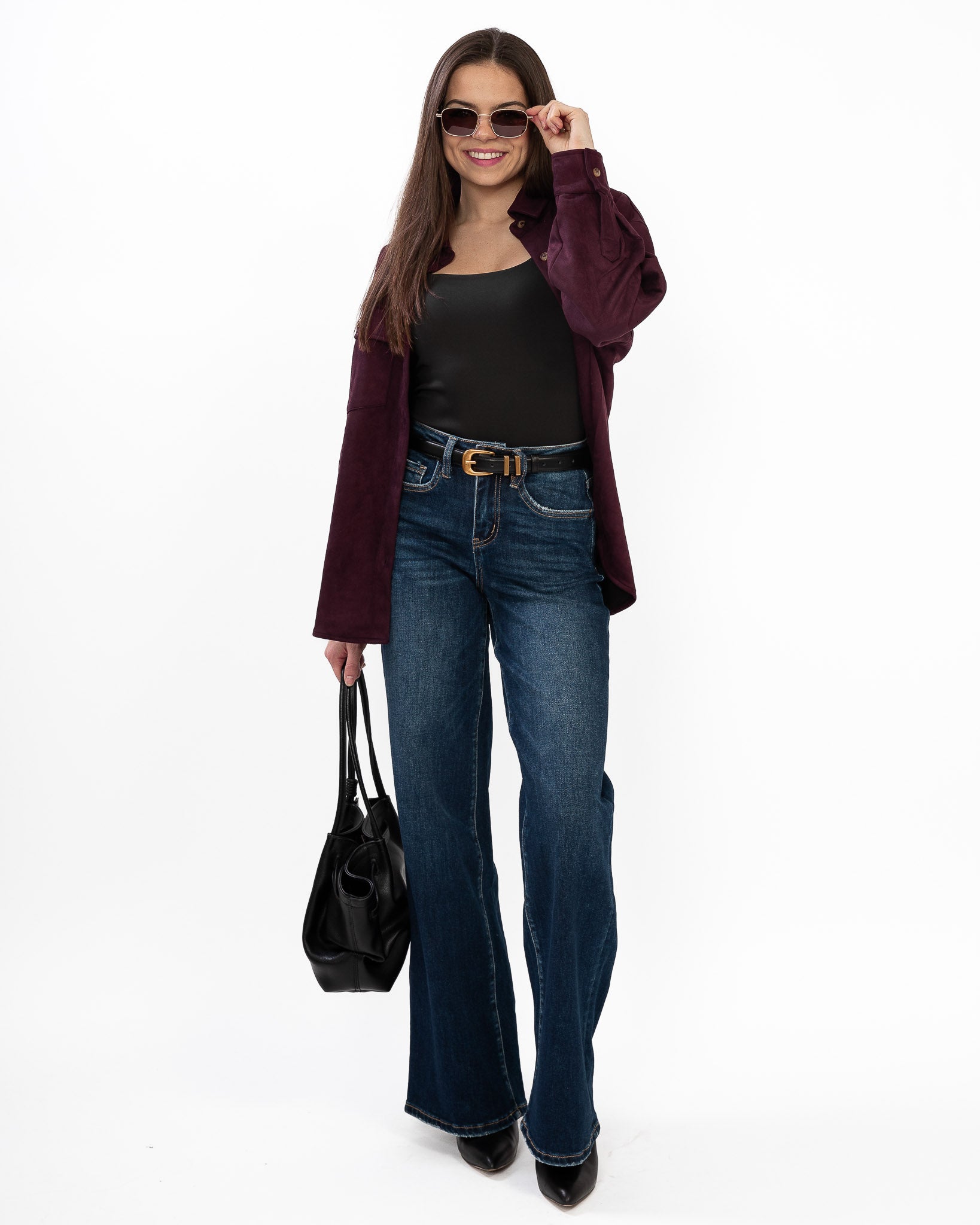 Surreal Suede Shirt Jacket