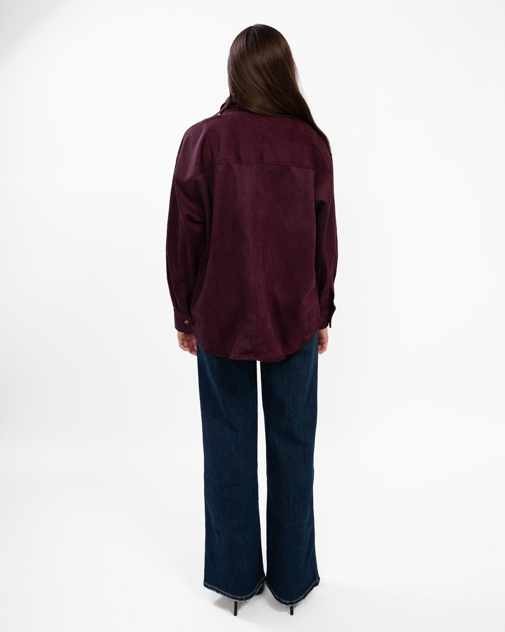 Surreal Suede Shirt Jacket