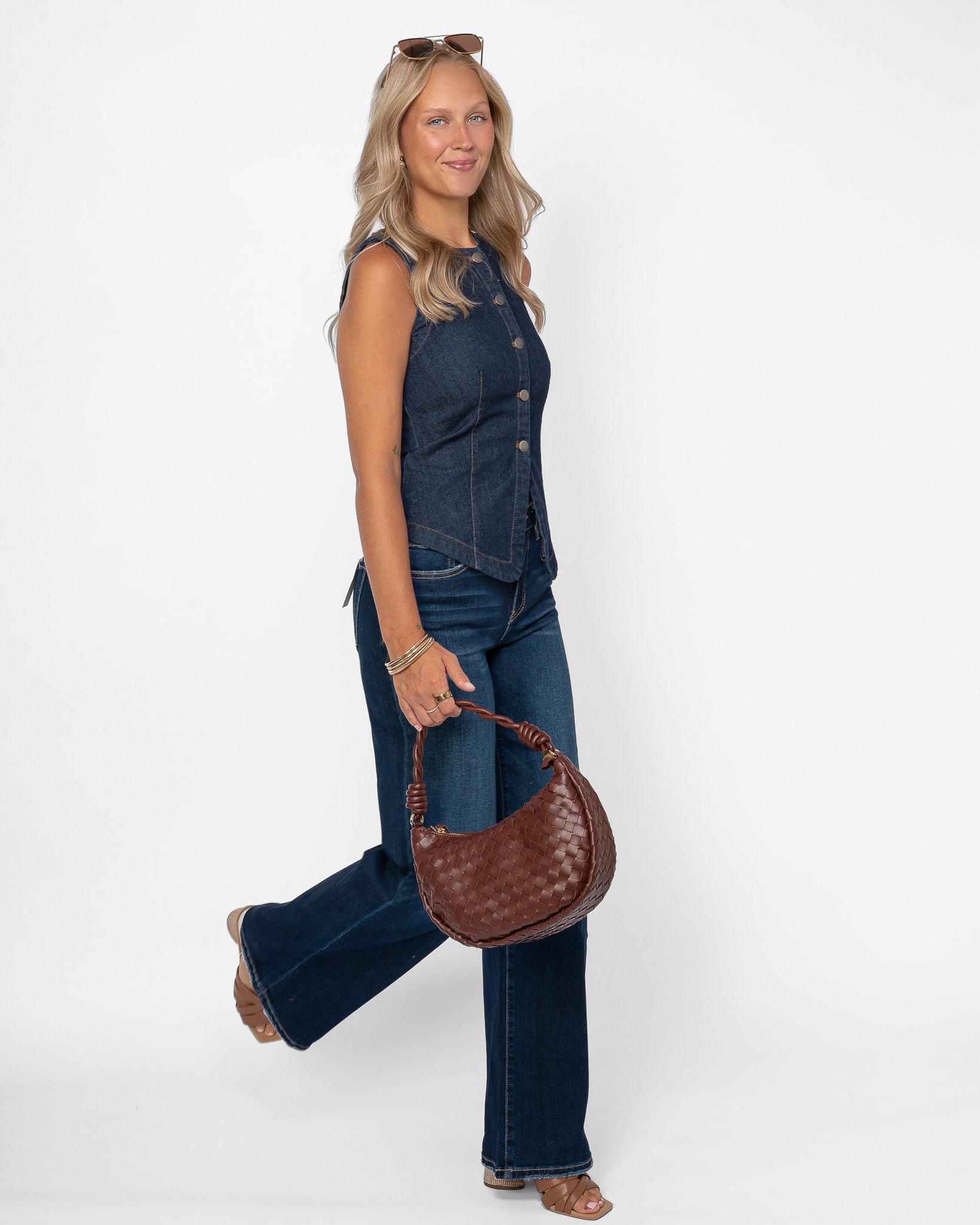 Take Care Denim Vest