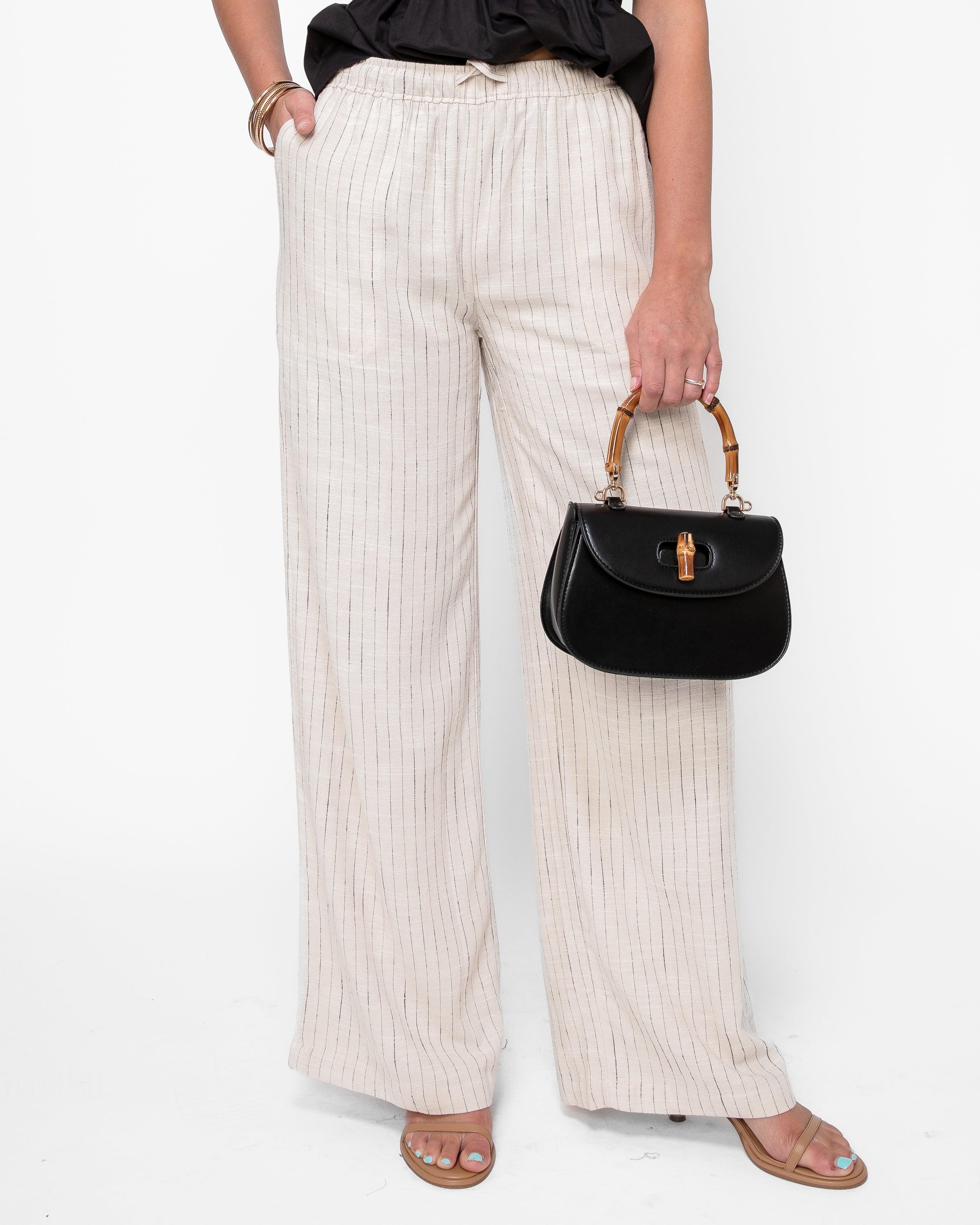 Walk the Line Linen Pants