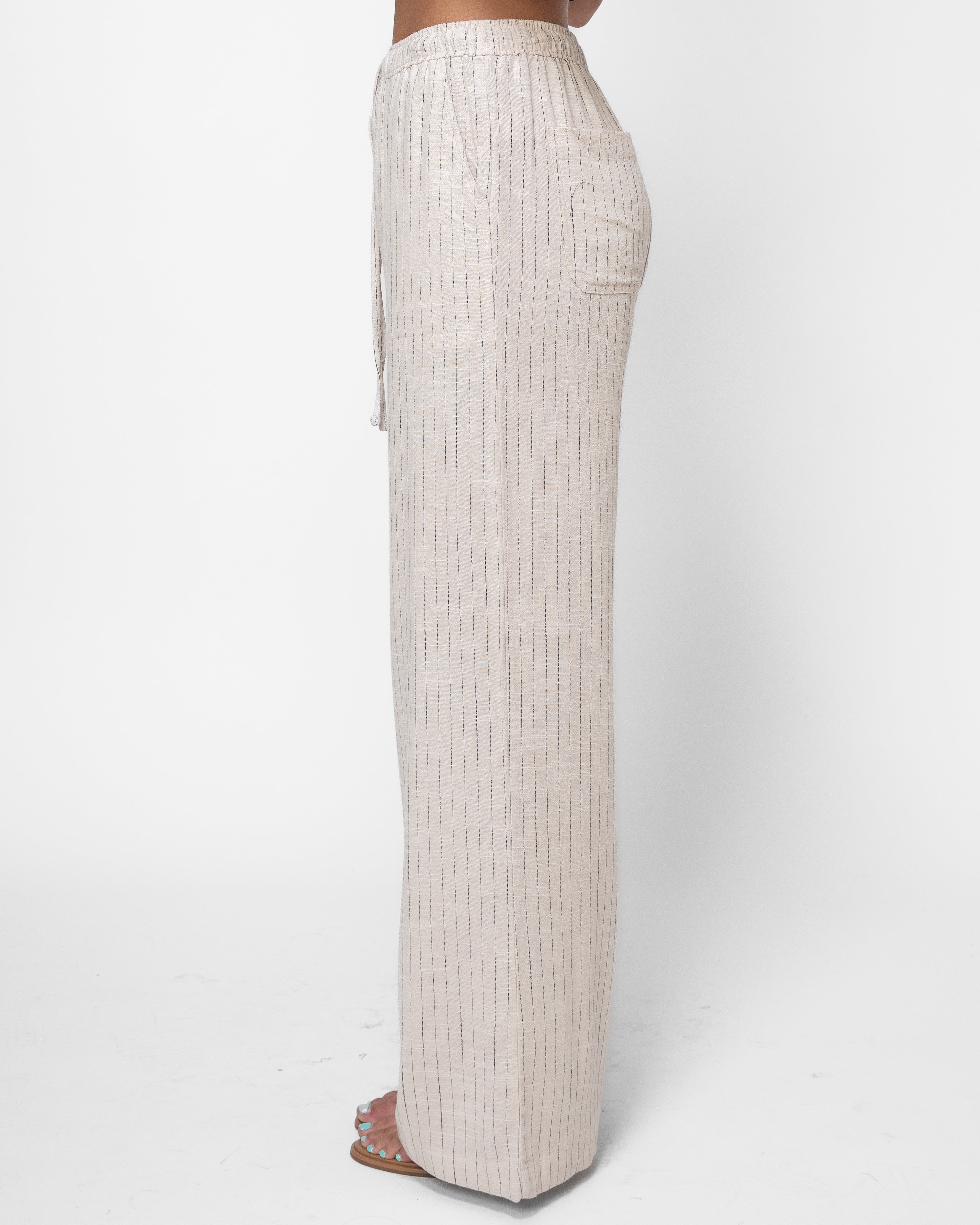 Walk the Line Linen Pants