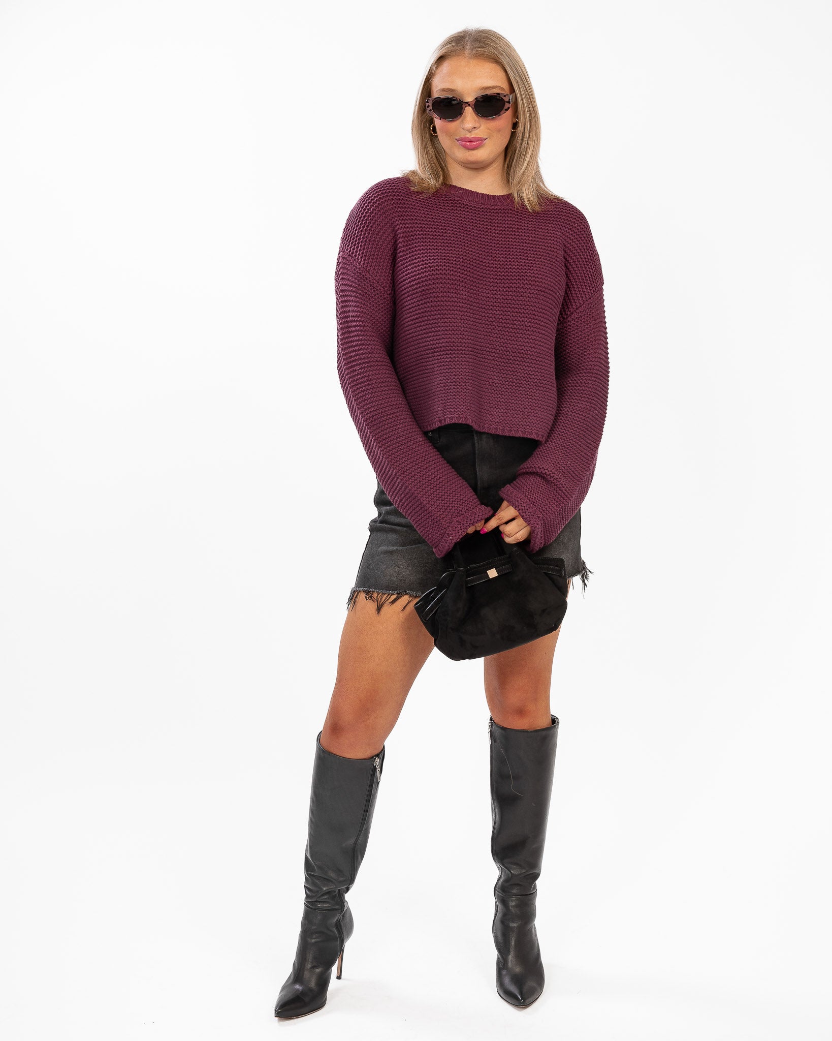 Wine Down Pullover Sweater