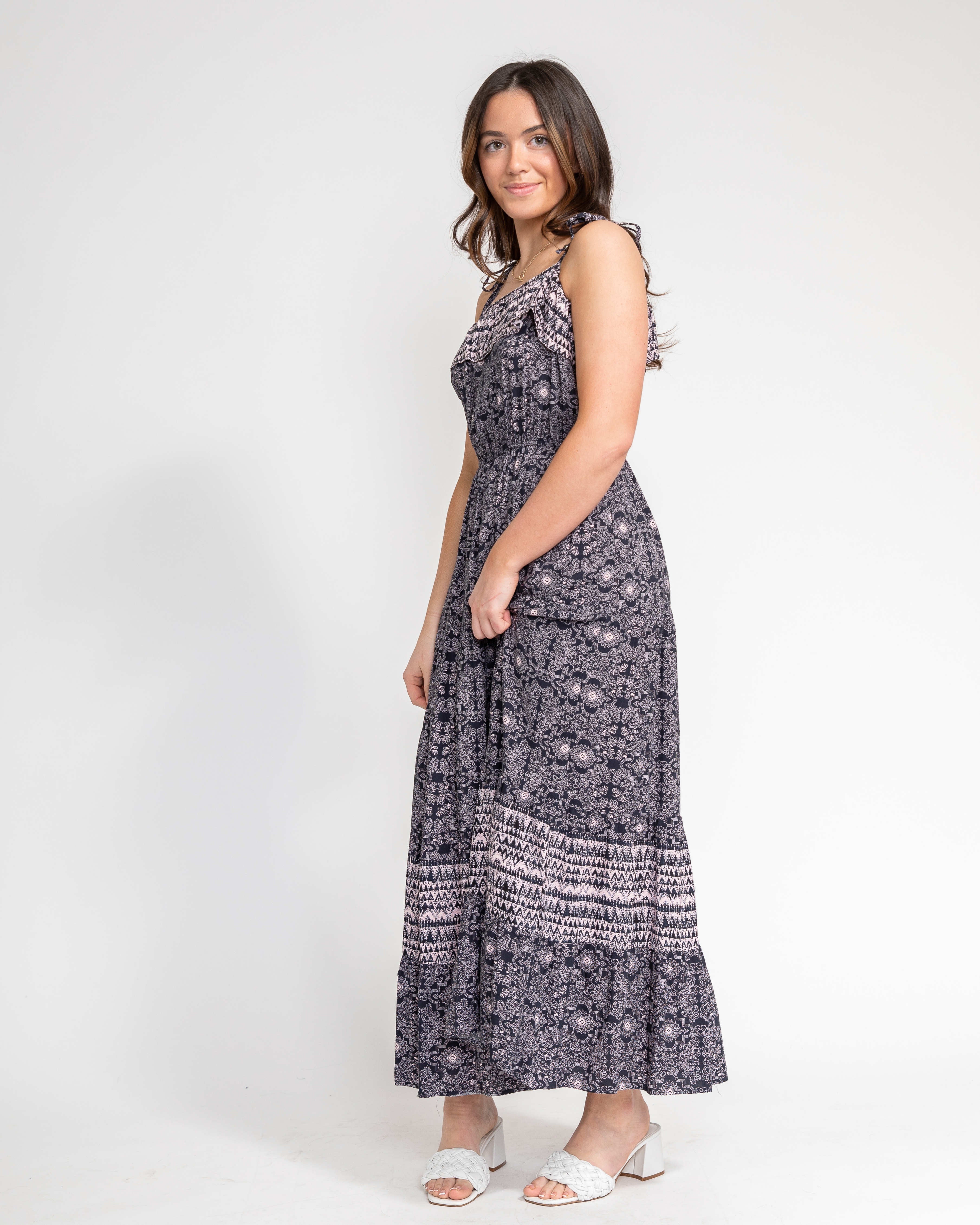 Wave of Contentment Maxi Dress