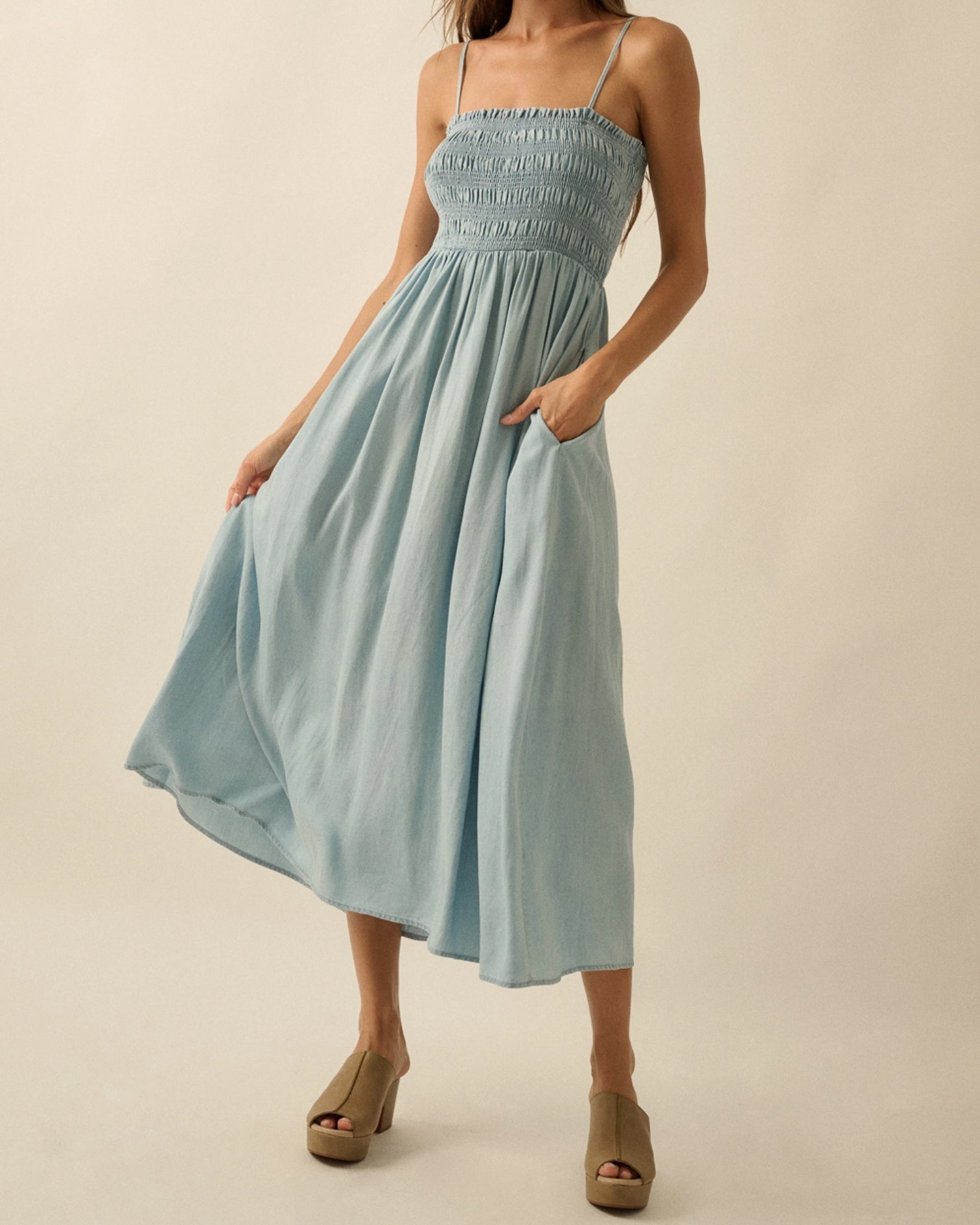 Baby Blues Maxi Dress
