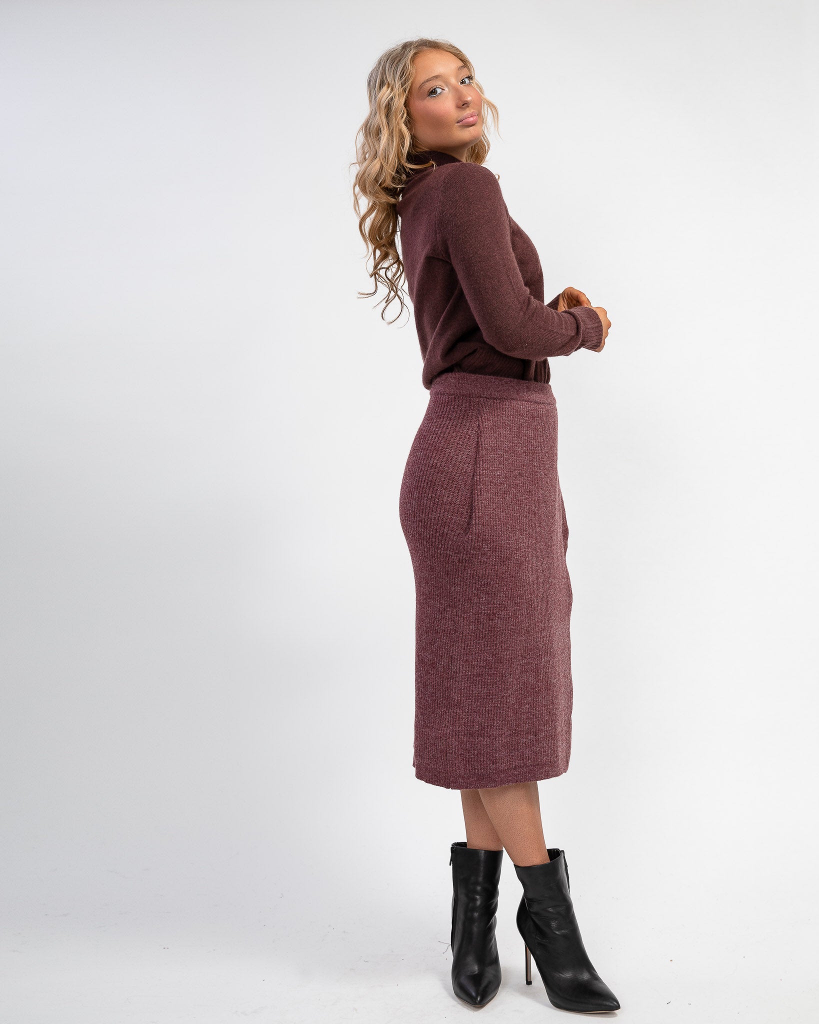 Berry Sweet Midi Skirt