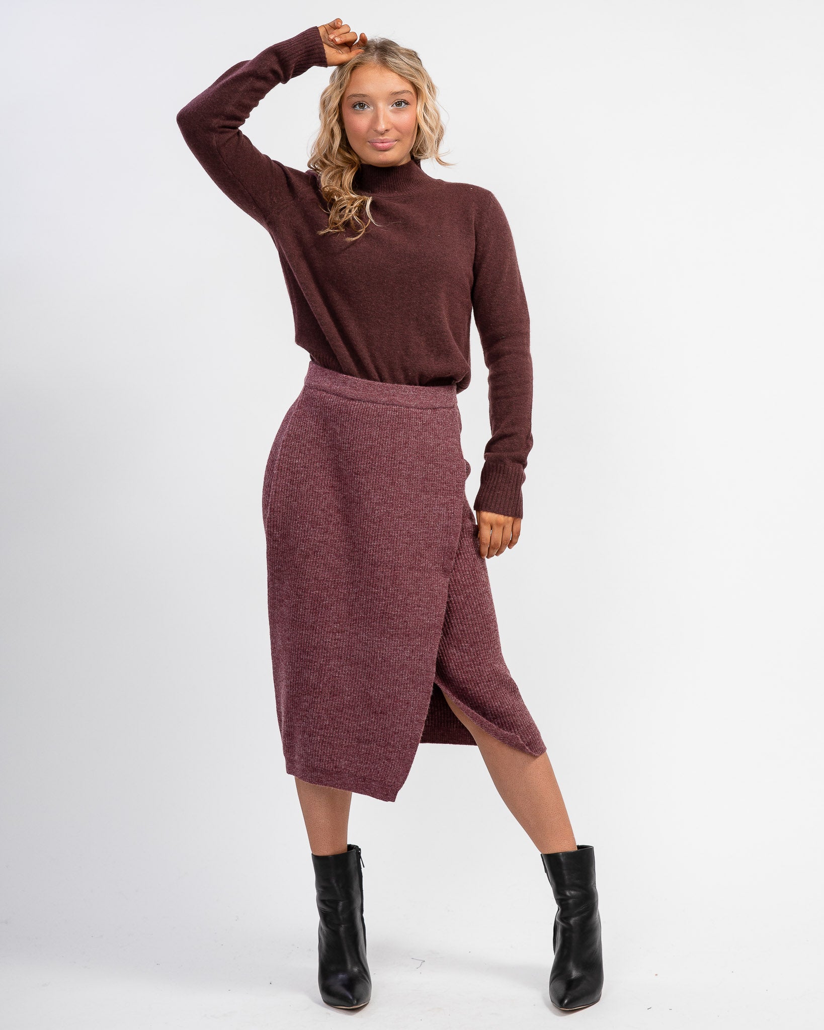 Berry Sweet Midi Skirt