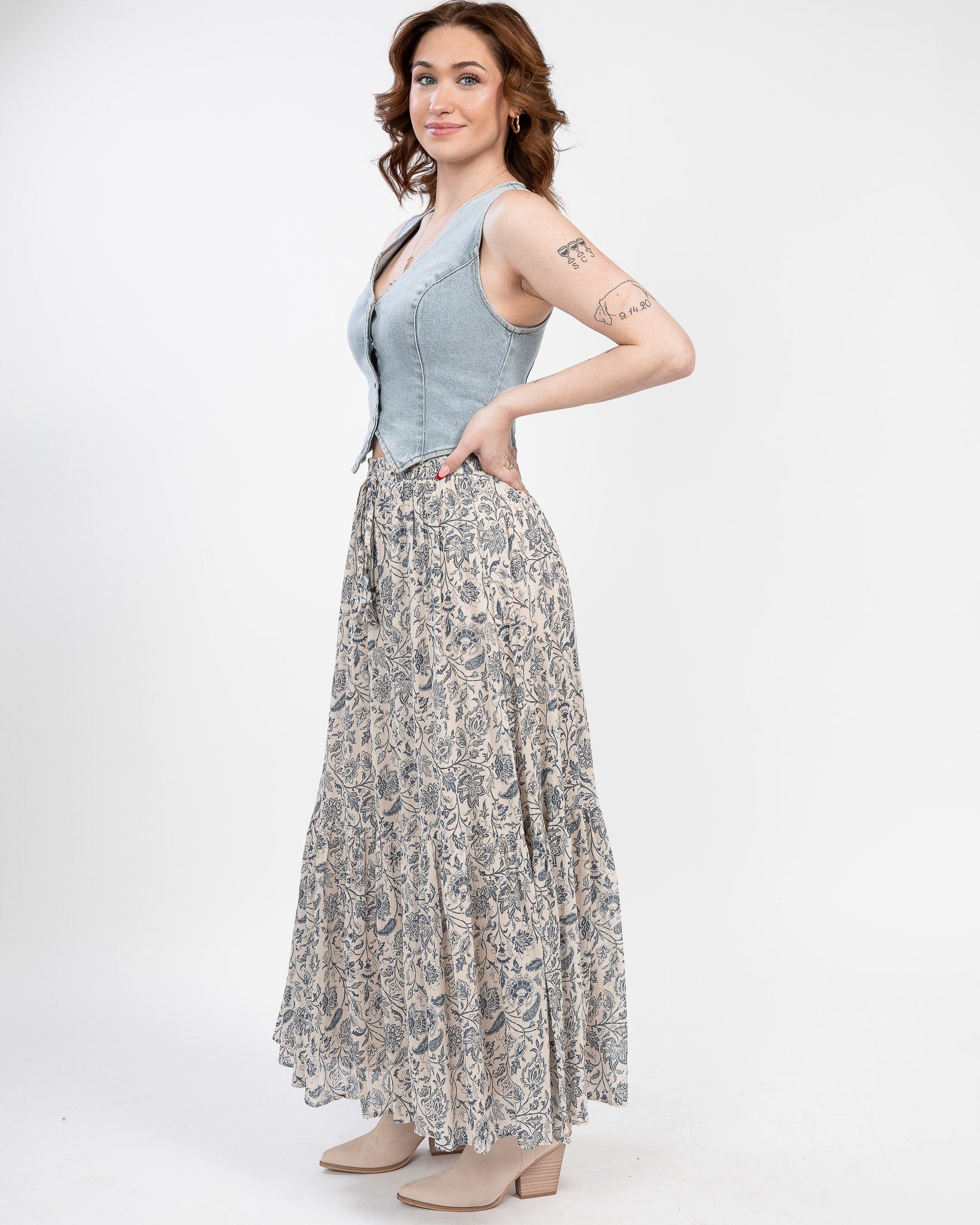 Bon Voyage Maxi Skirt