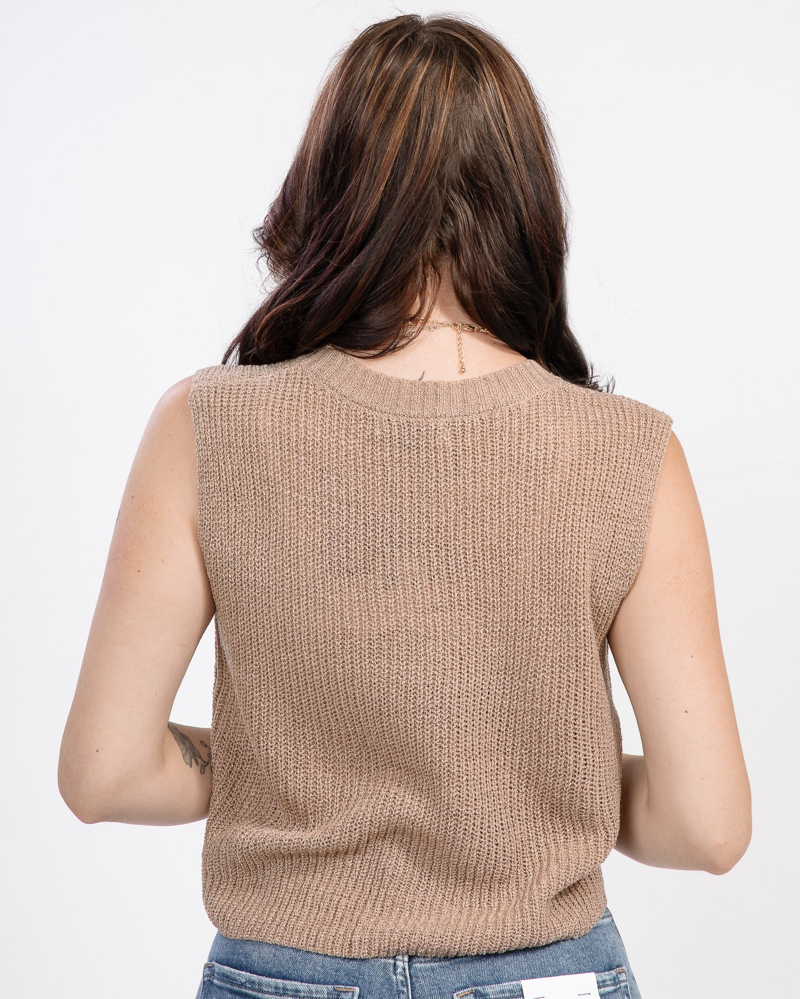 Cappuccino Queen Sweater Vest