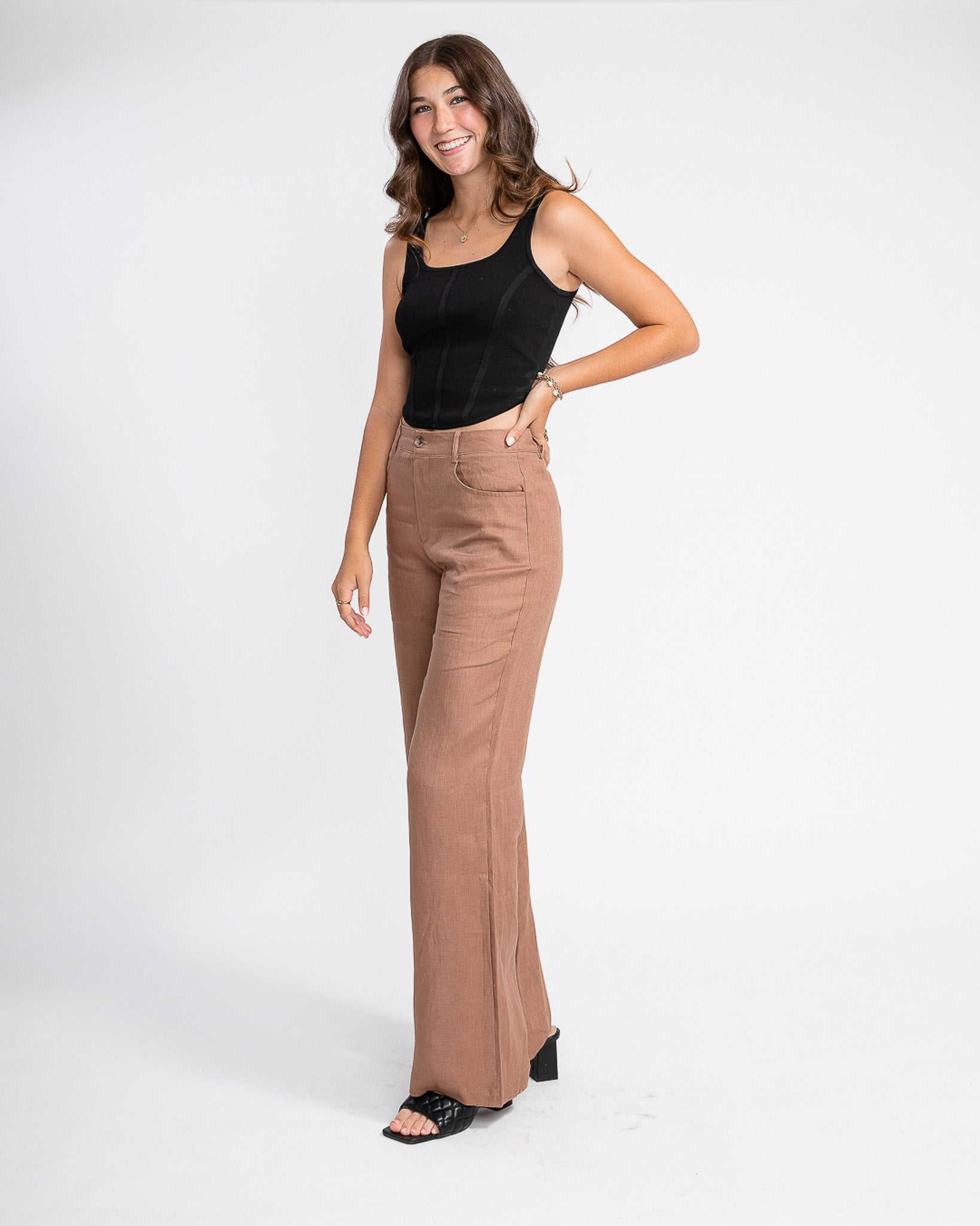 Coffee Break Linen Pants