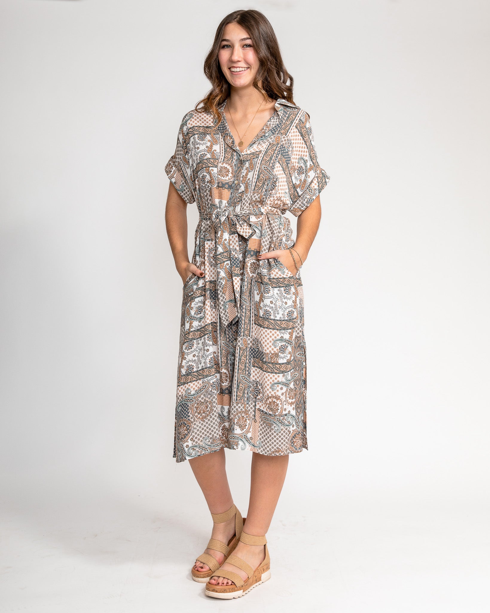 Desert Palms Midi Dress