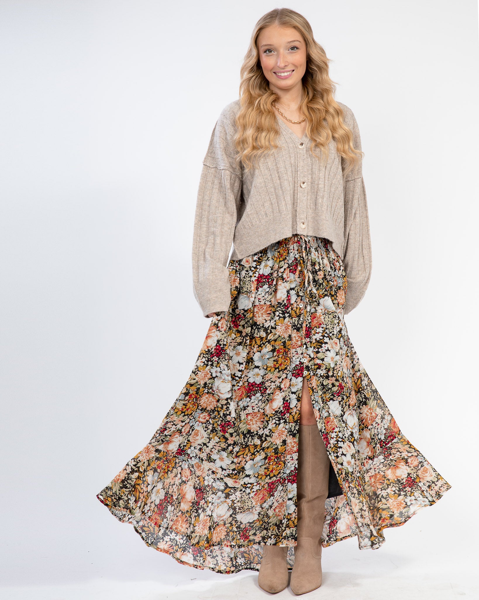 Perfect Bouquet Maxi Skirt