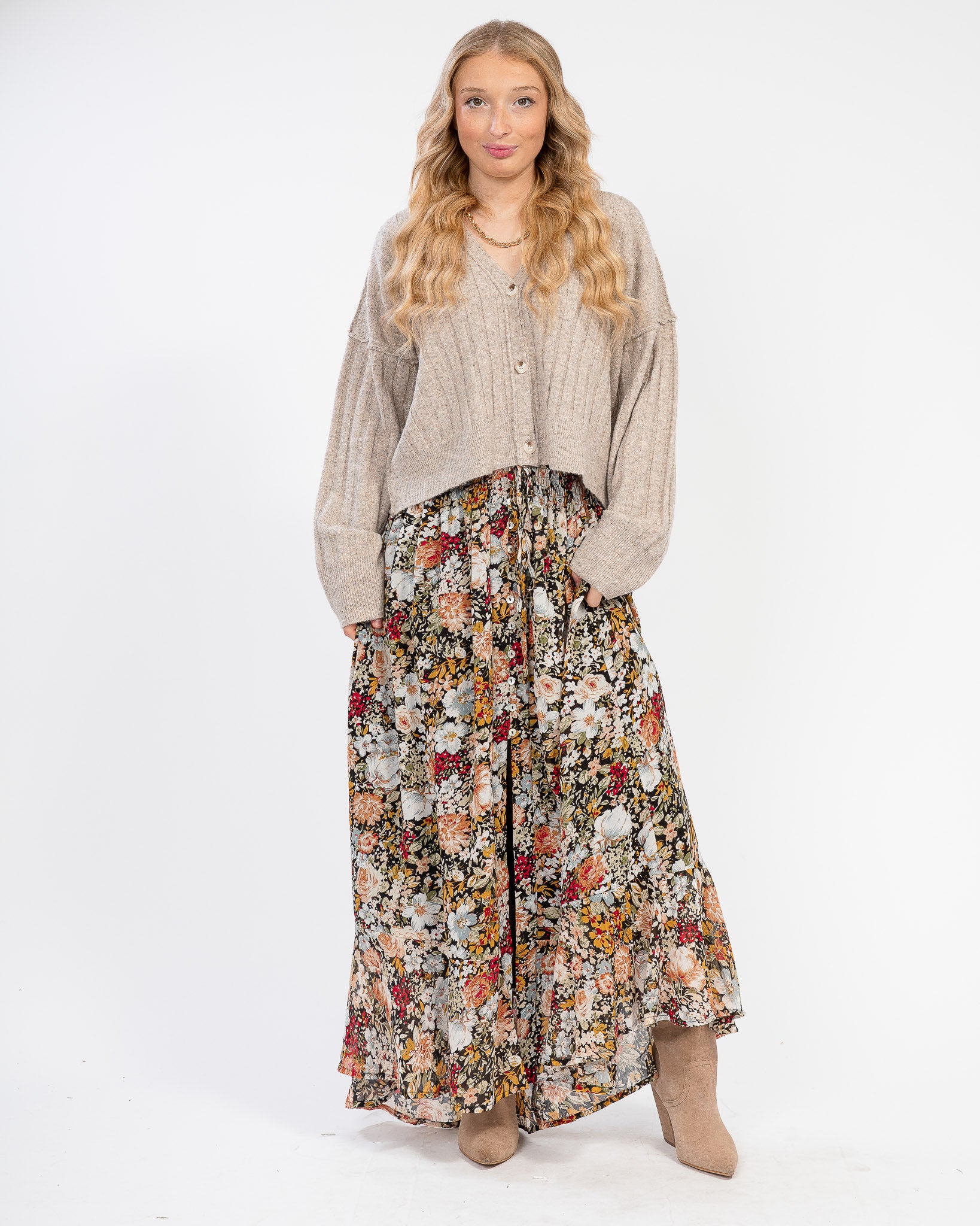 Perfect Bouquet Maxi Skirt