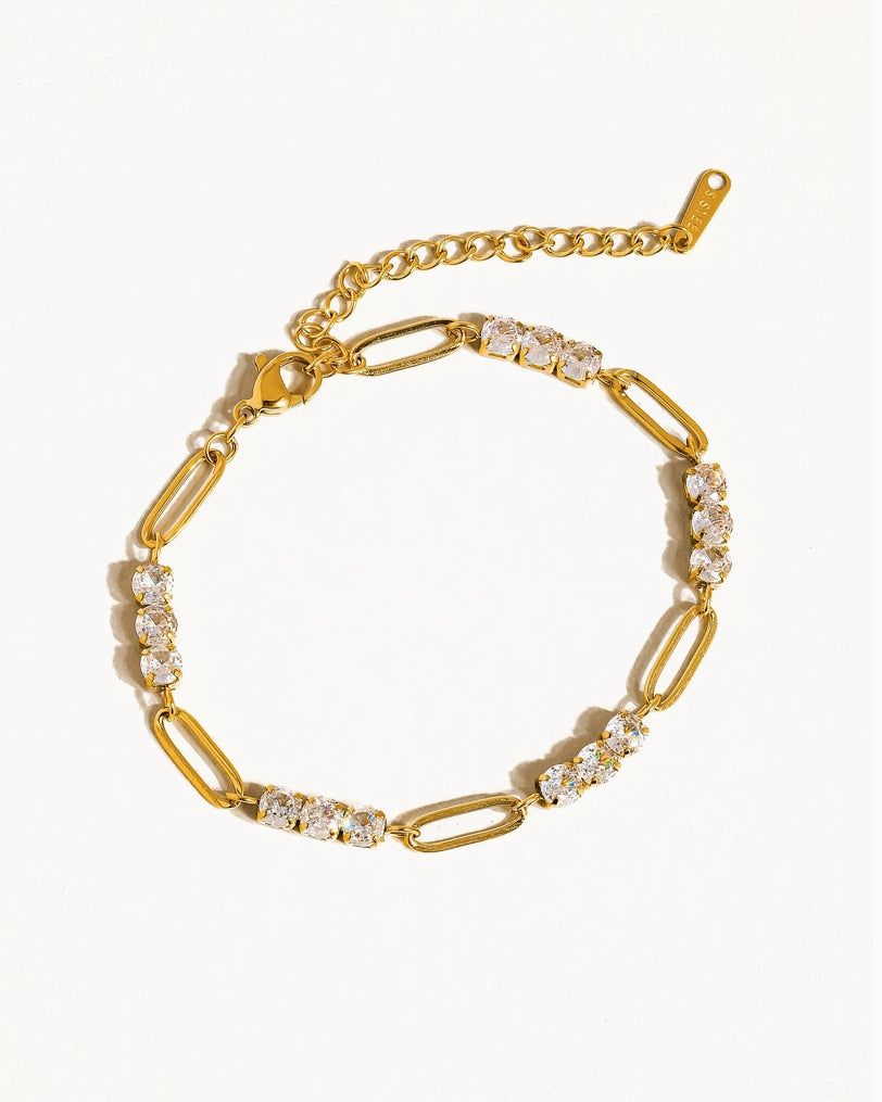 Gilded Chain Link Bracelet