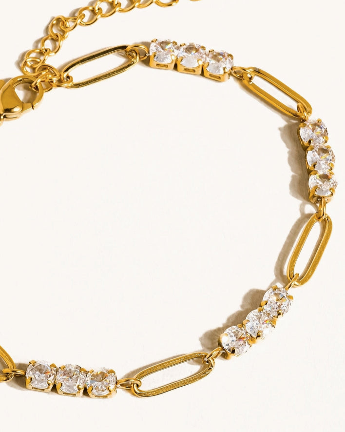 Gilded Chain Link Bracelet