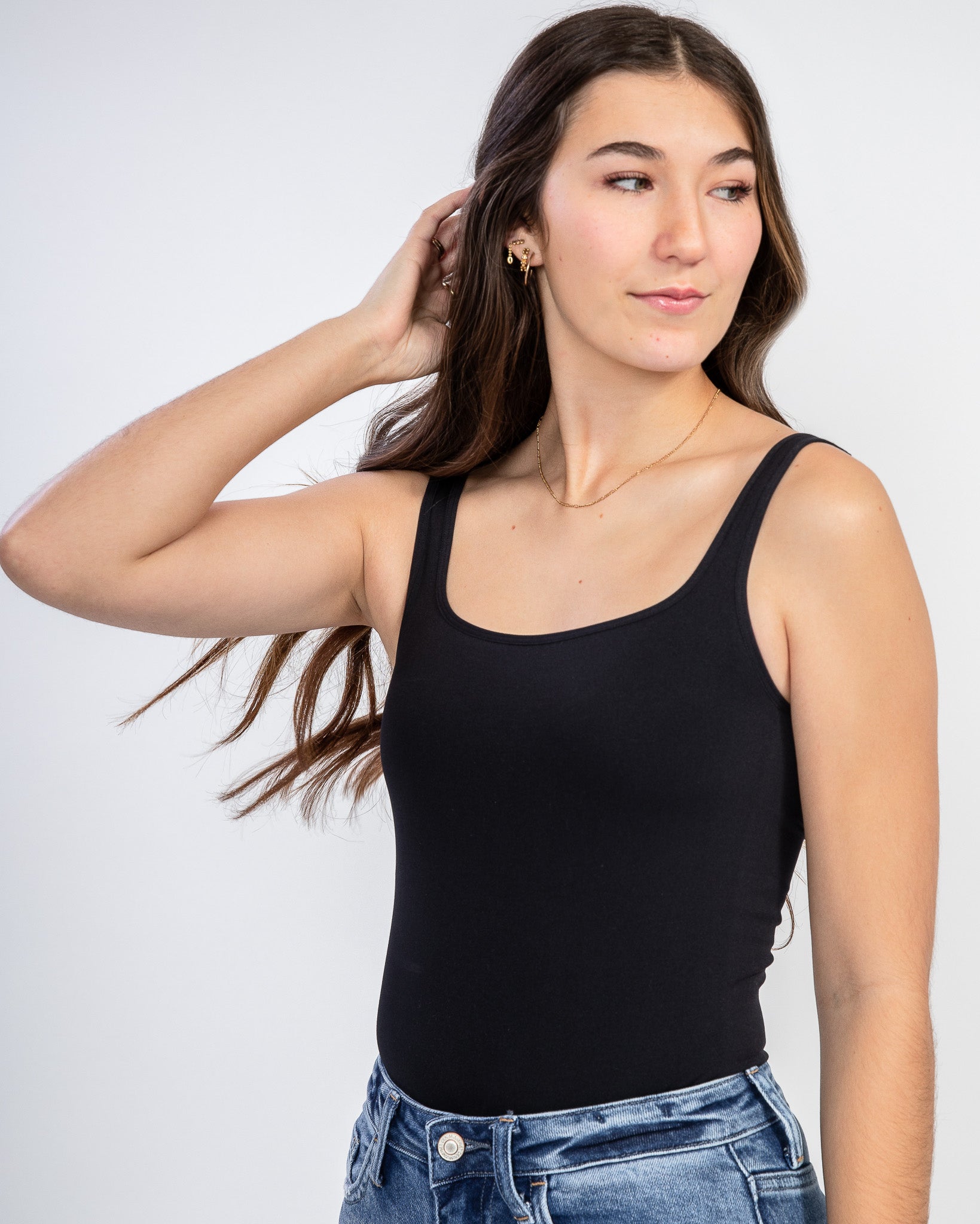 Keep it Simple Bodysuit: Black