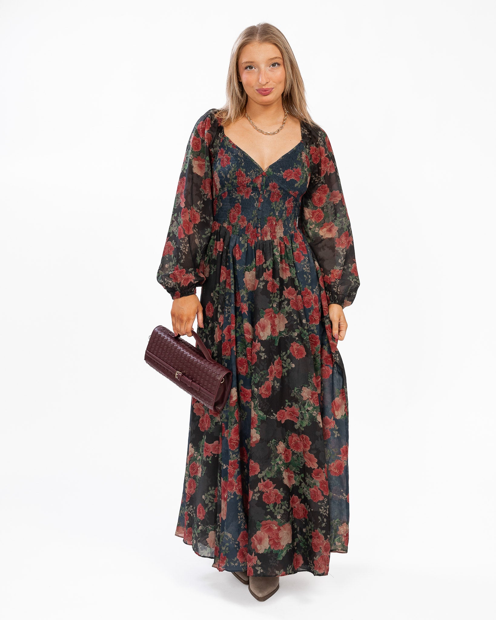Main Event Maxi Dress
