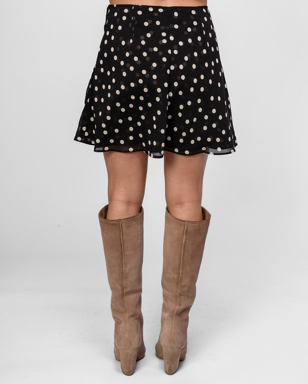 In Contrast Mini Skirt