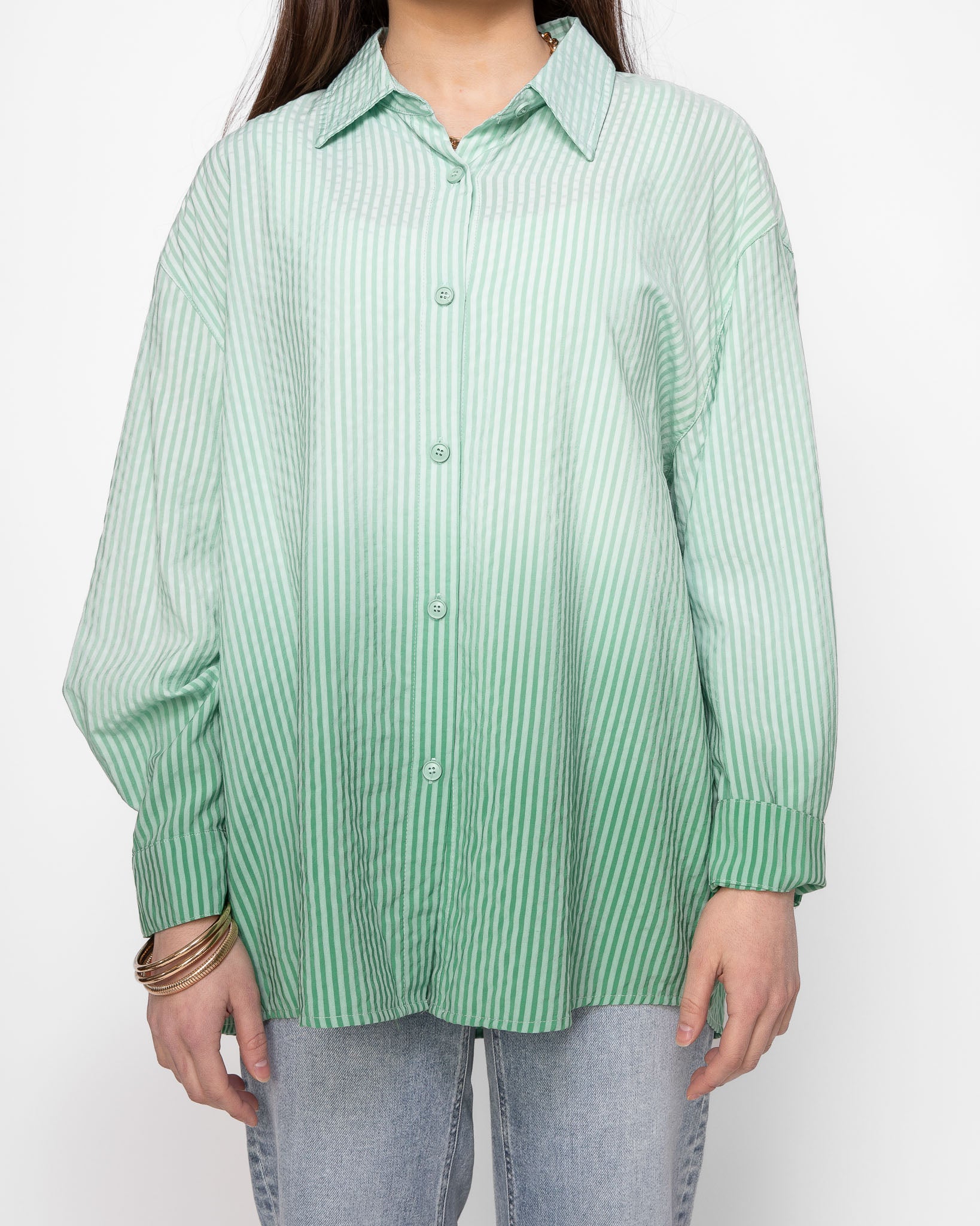 Mint to Be Button-Up