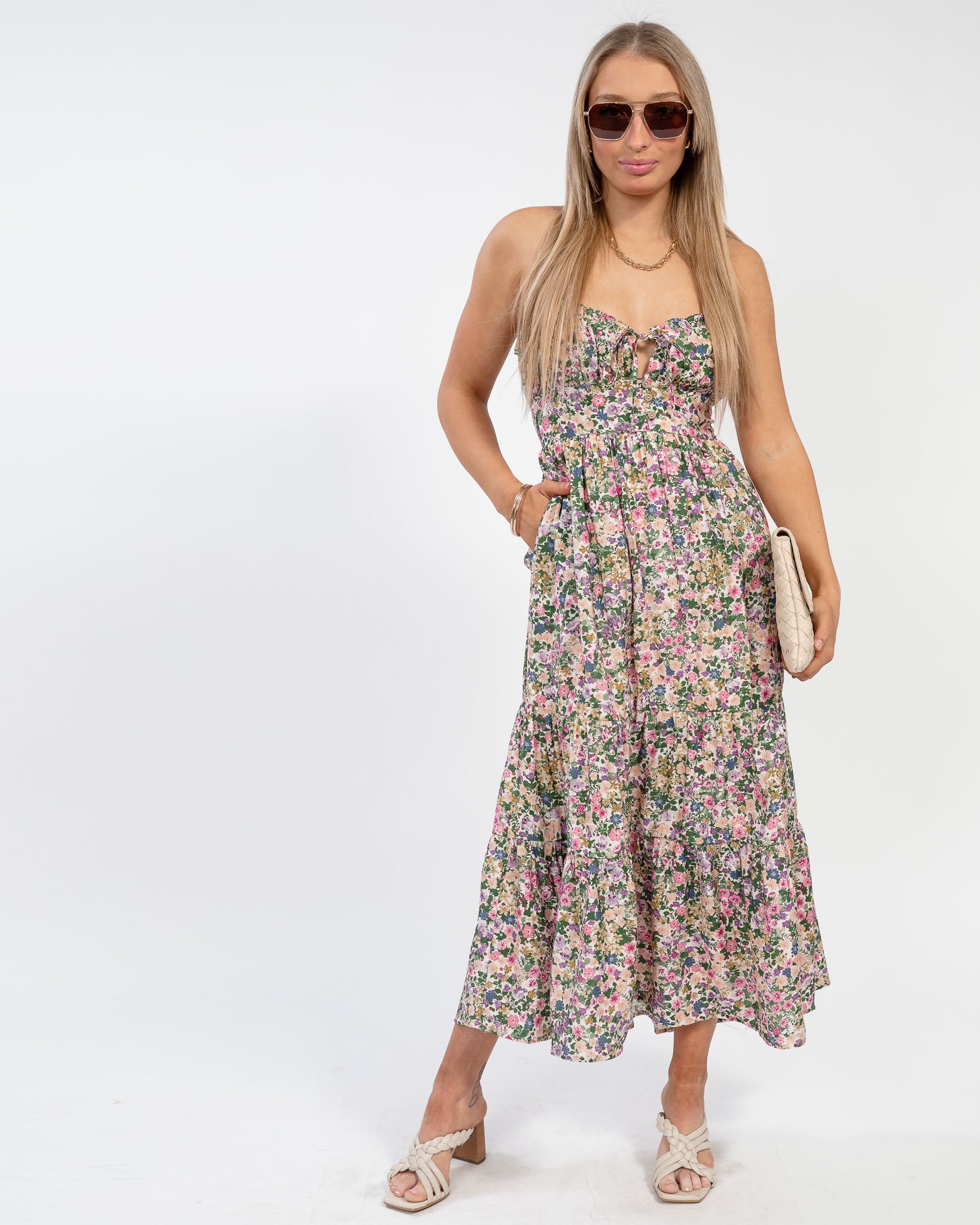 Picturesque Midi Dress