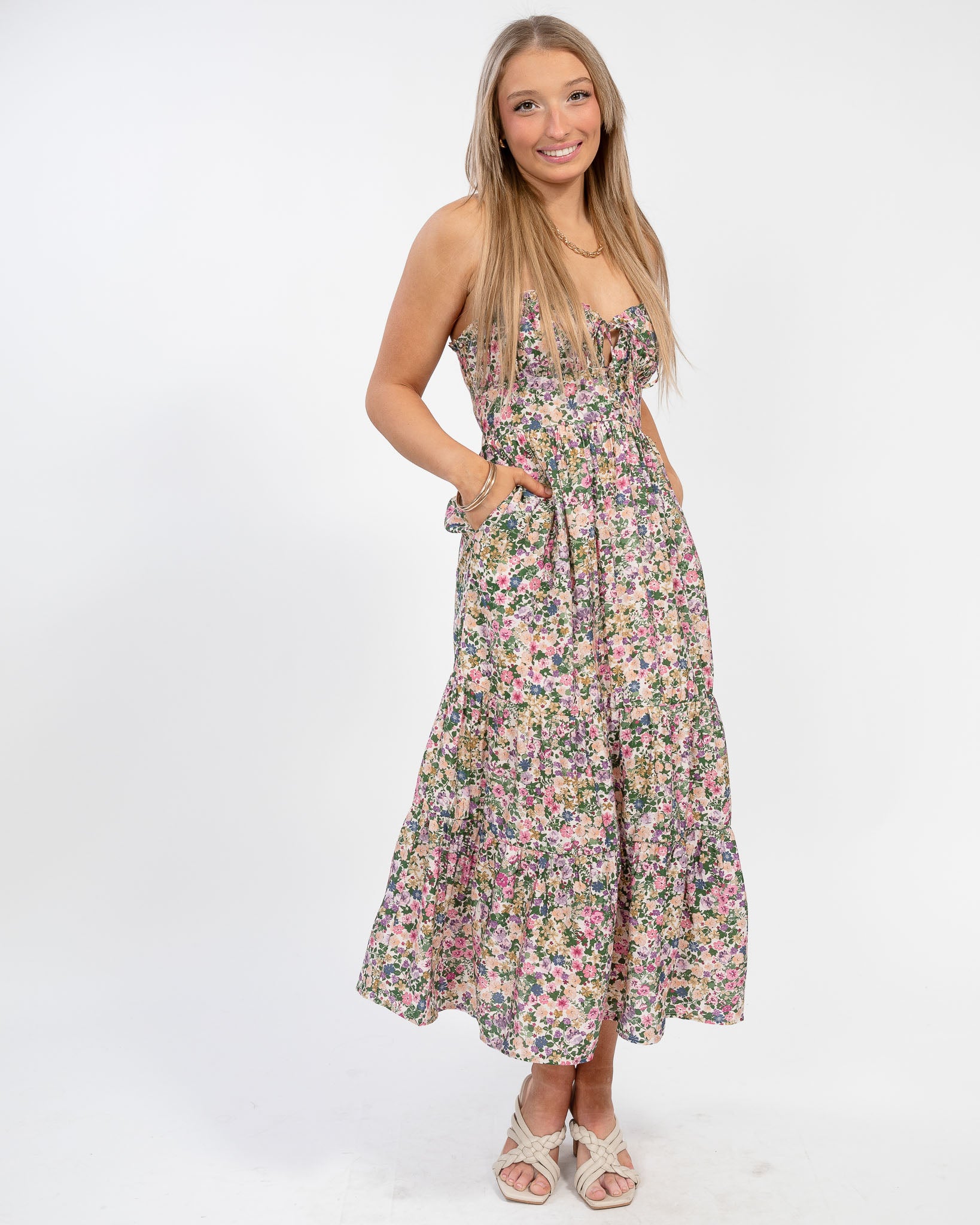 Picturesque Midi Dress