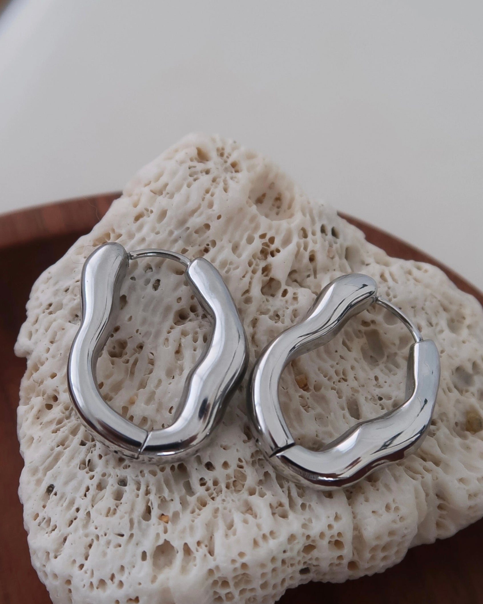 Sculpted Silhouette Hoops