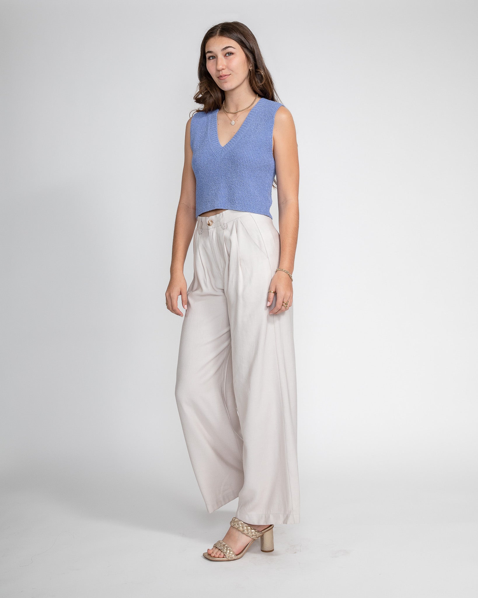 Spotlight Trouser Pants: Cream