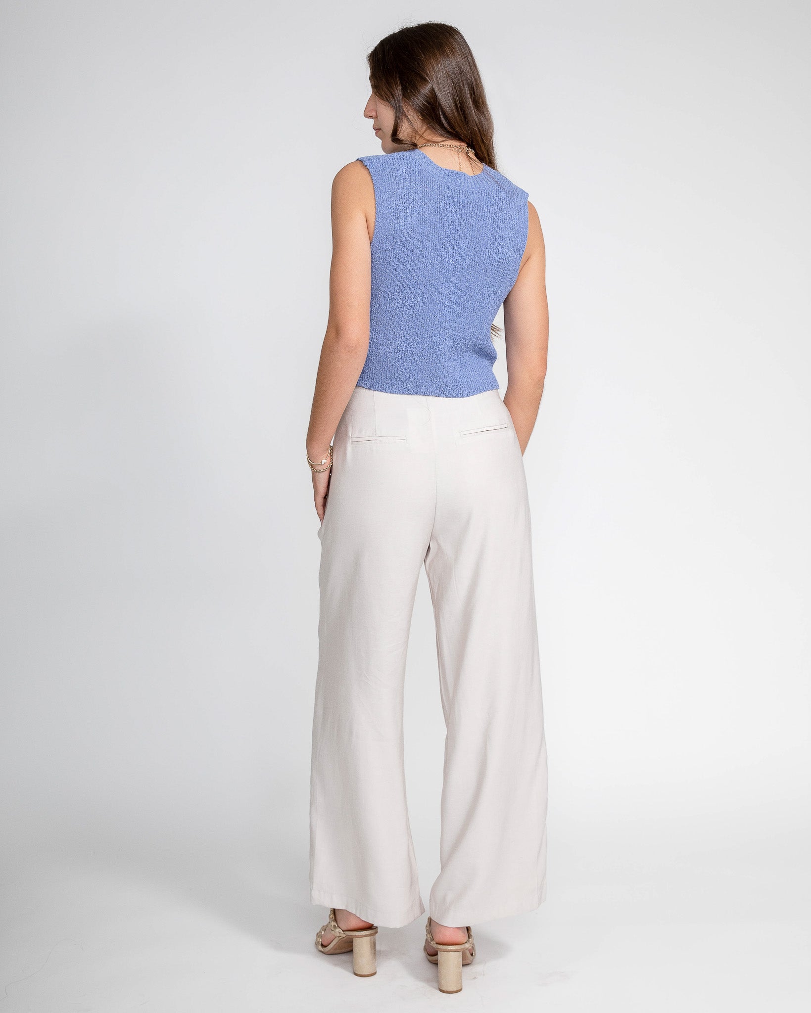 Spotlight Trouser Pants: Cream