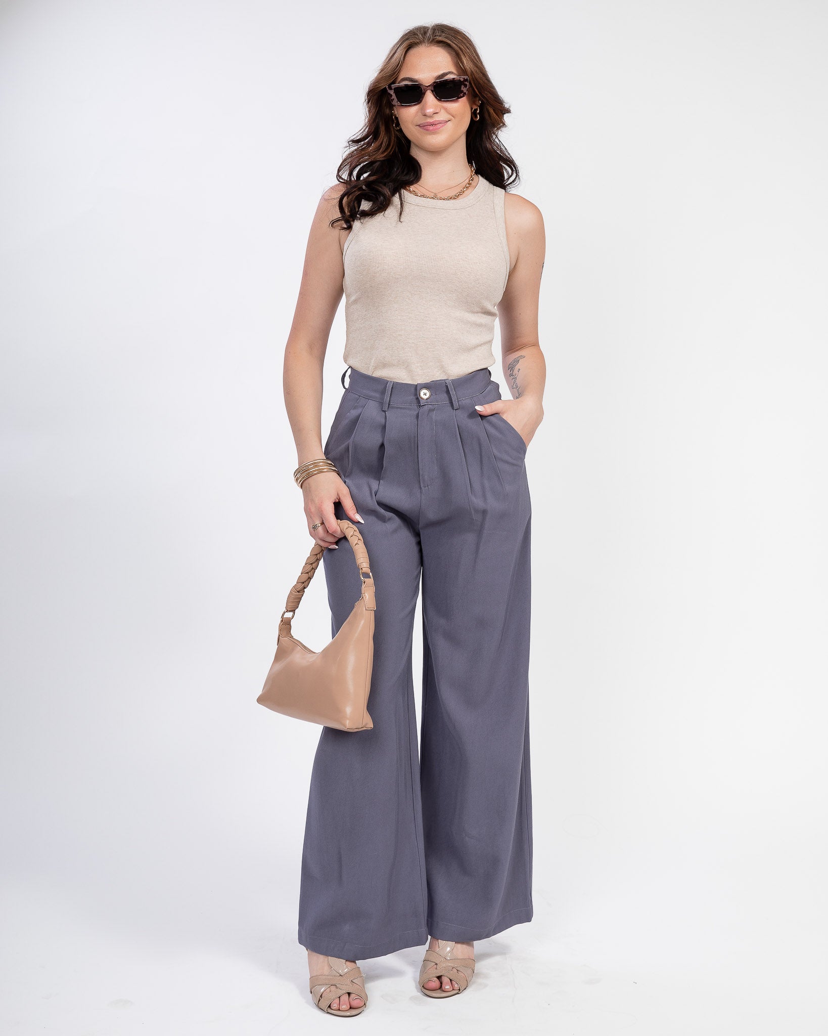 Spotlight Trouser Pants: Blue